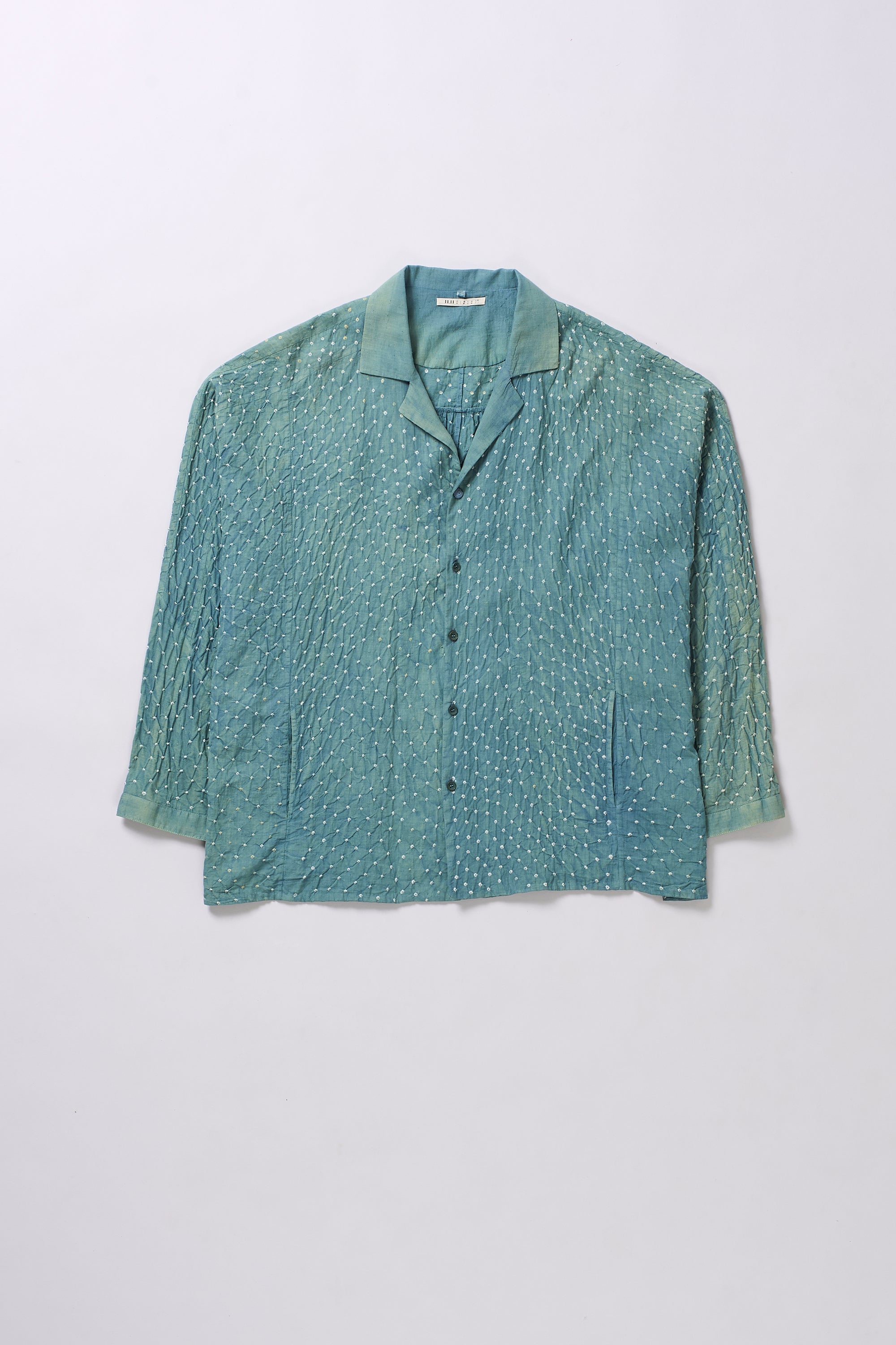 OCEAN BLUE COTTON SHIRT