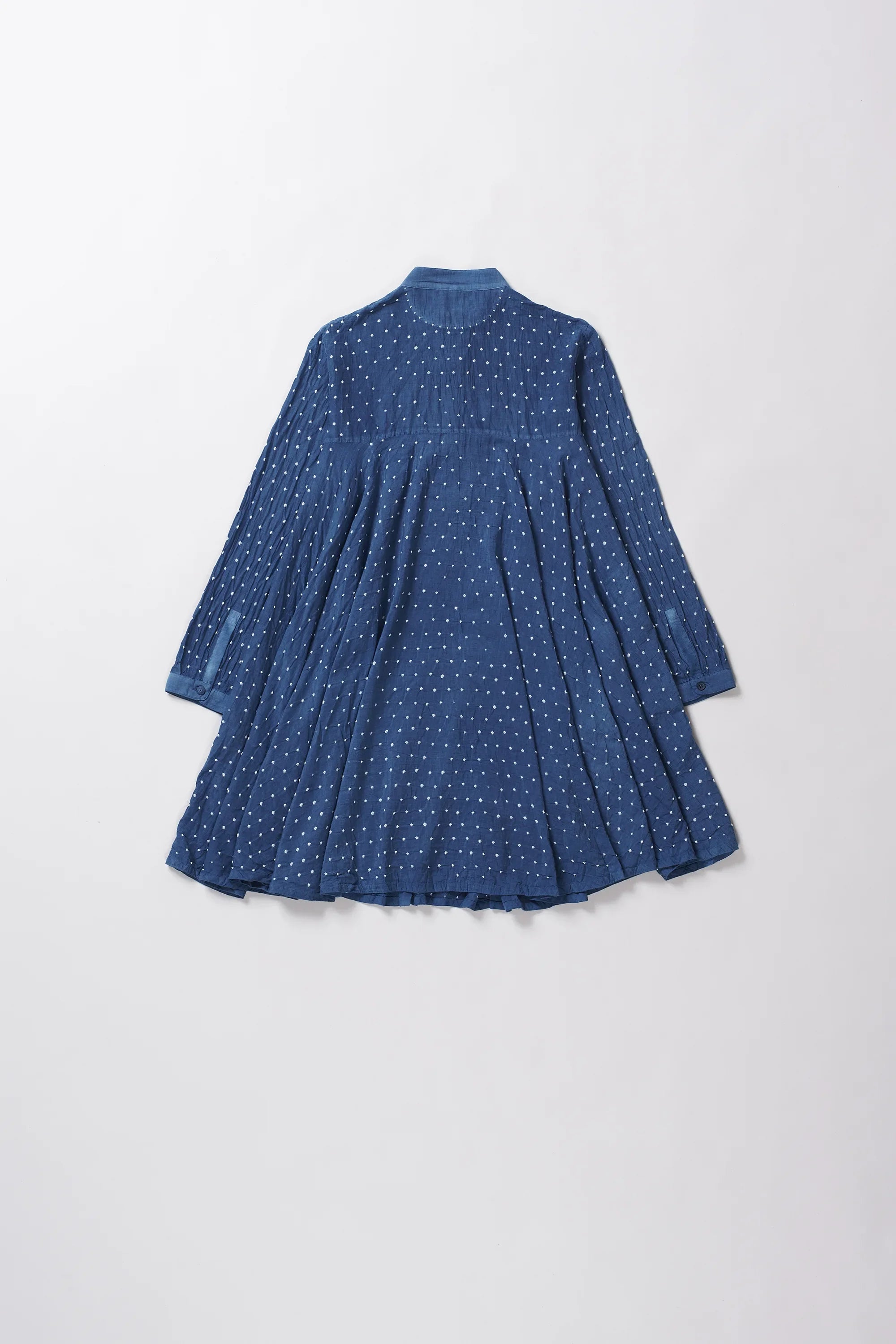 MEDIUM INDIGO BANDHANI SHIRT
