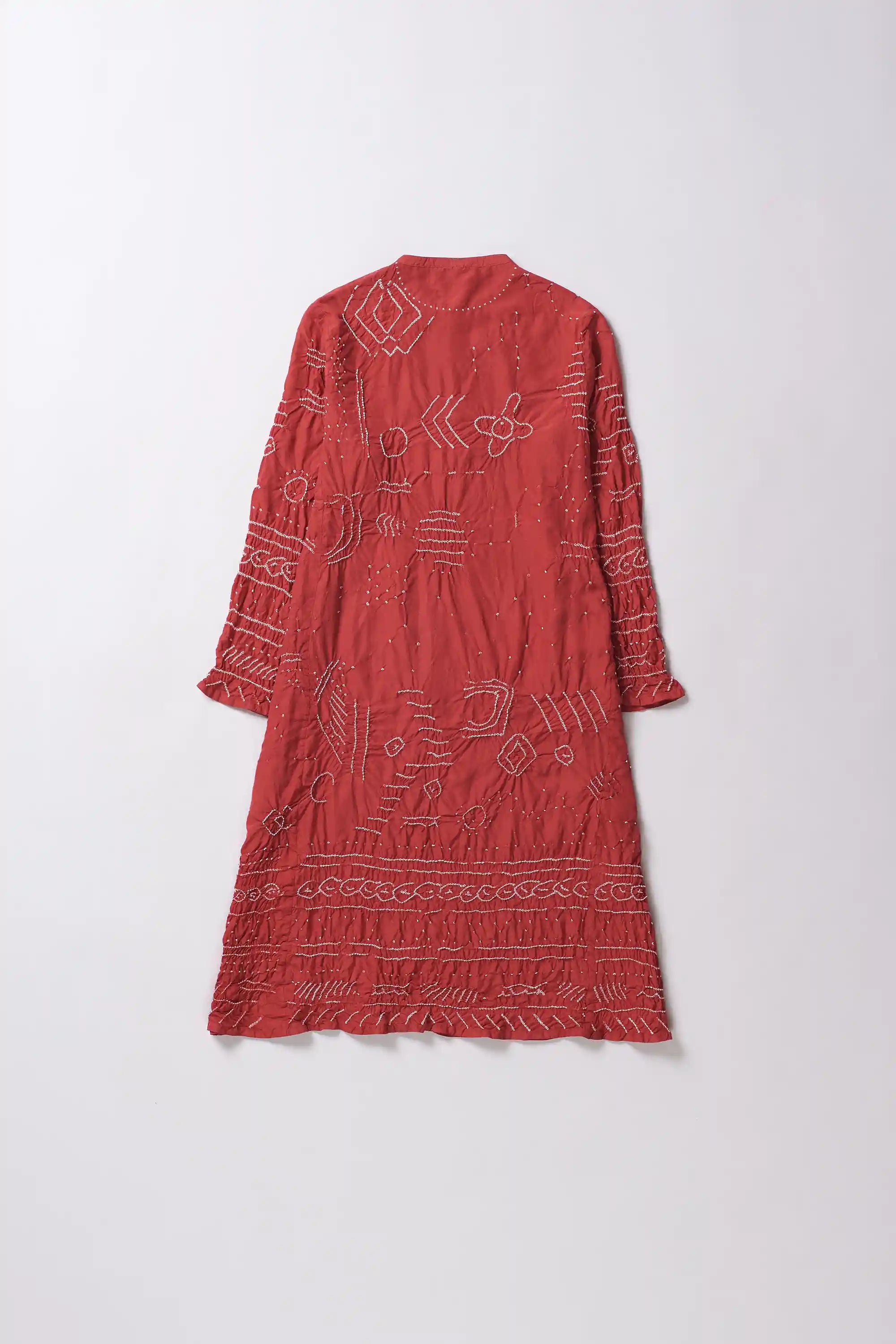 Bandhani Silk Dress