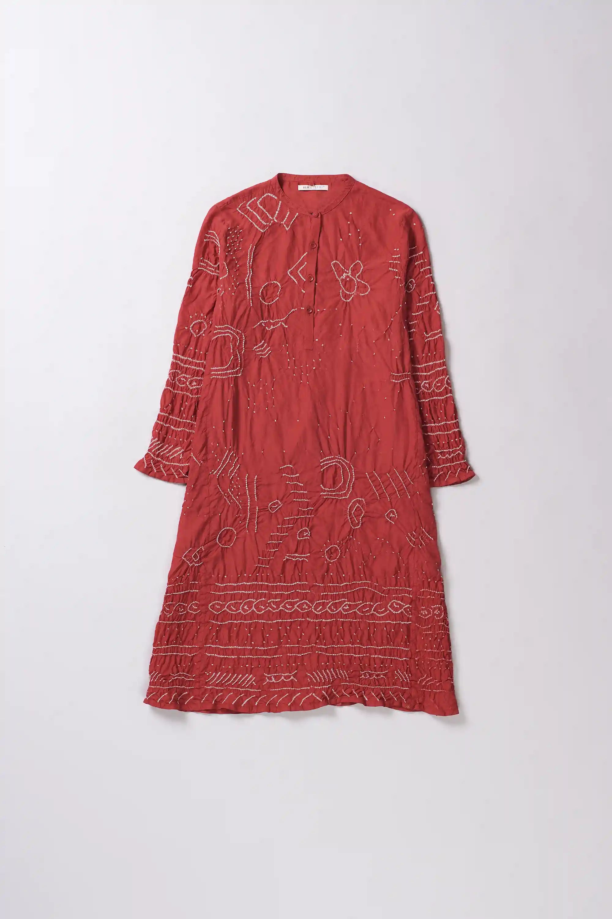 Bandhani Silk Dress