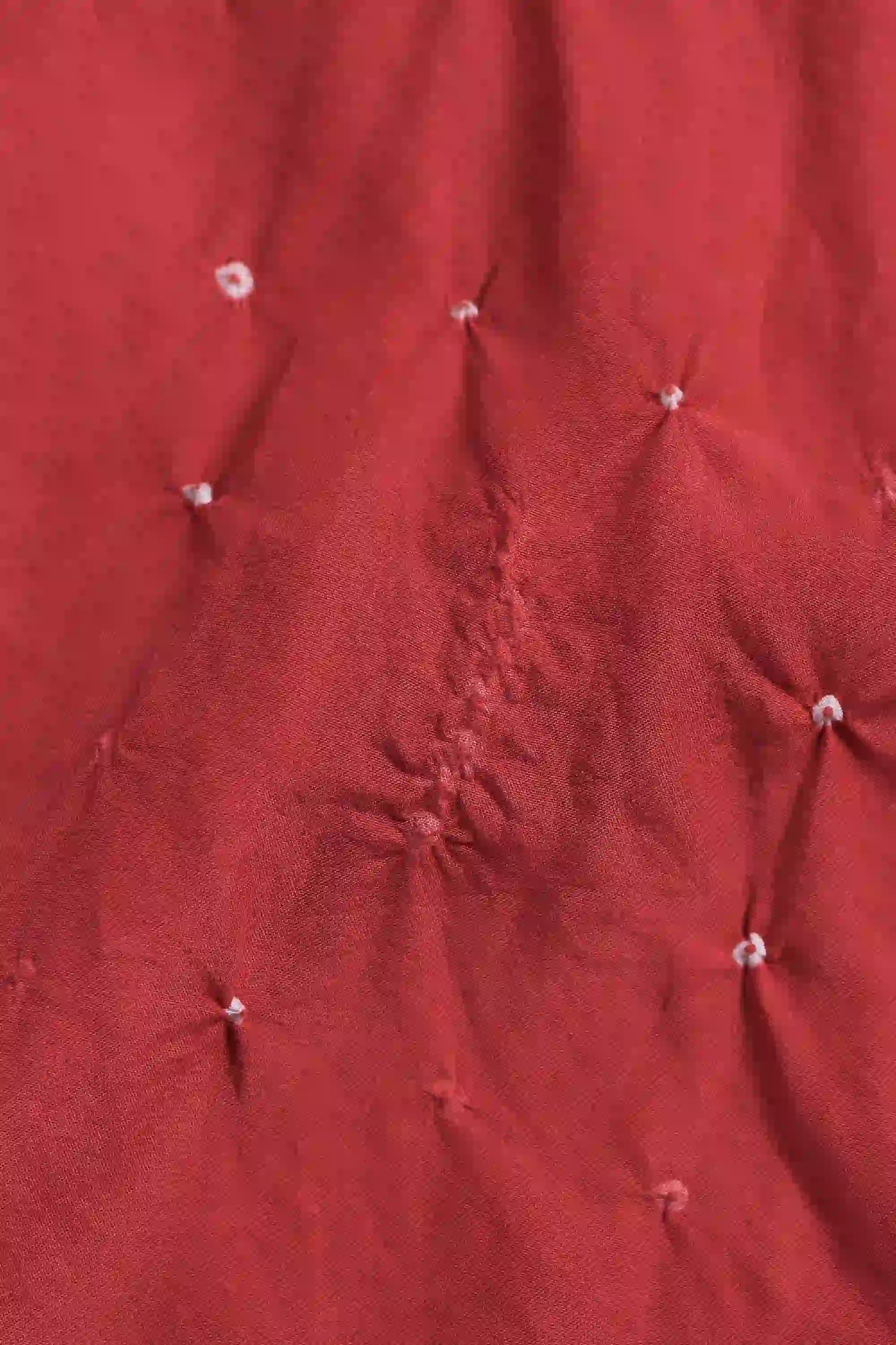 Bandhani Silk Dress