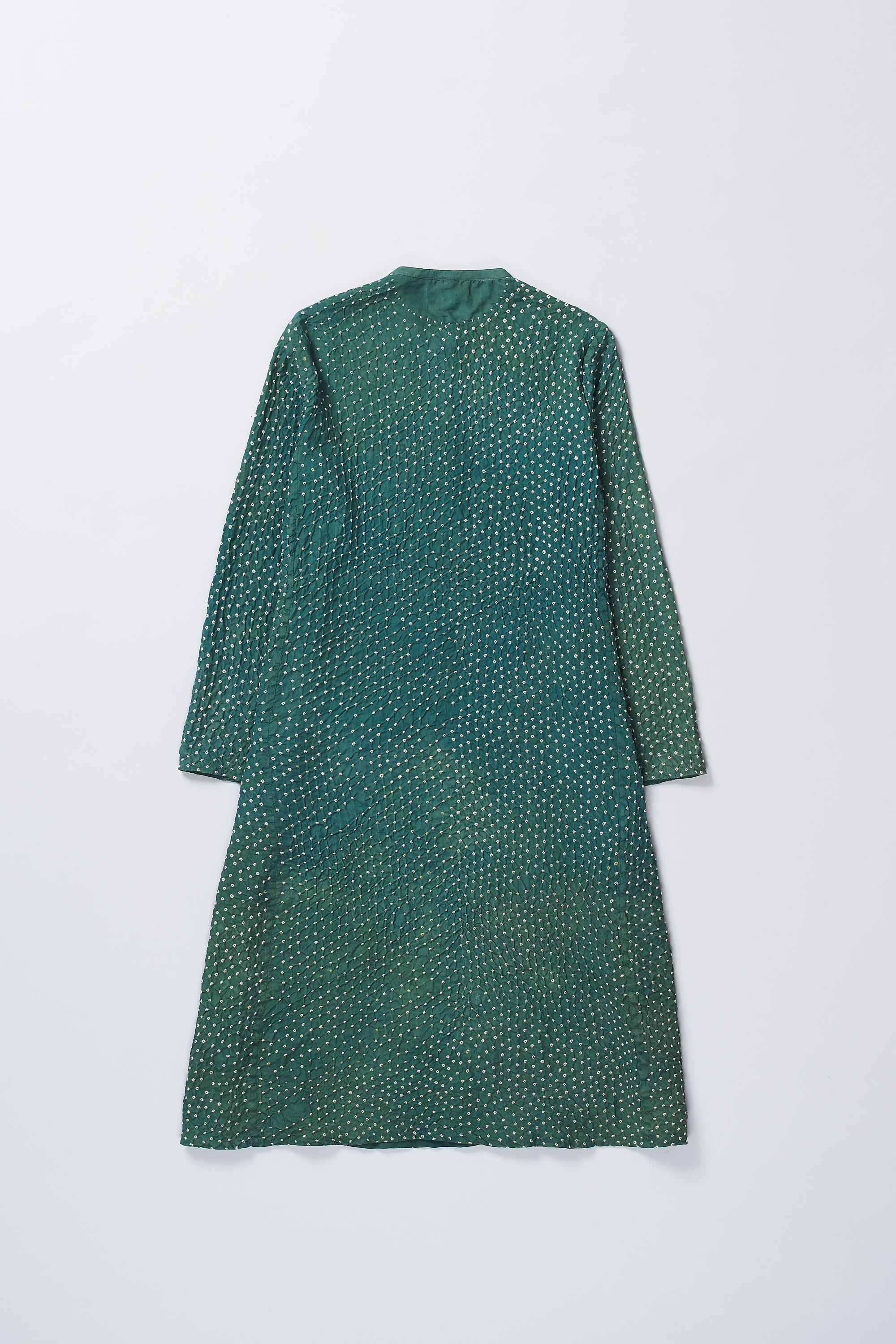KNEE-LENGTH FINE SILK DRESS