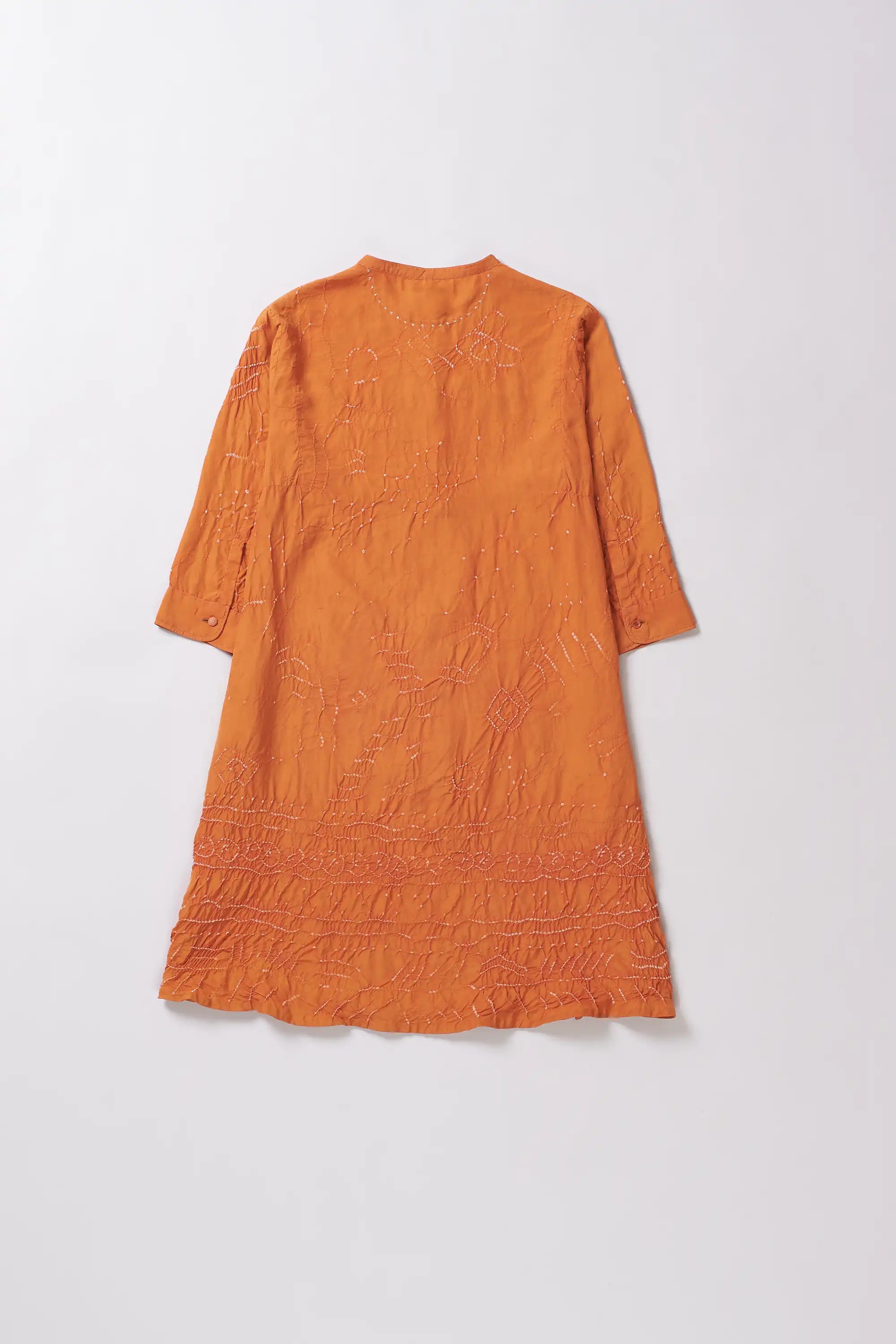 Flared Women Bandhani Dress