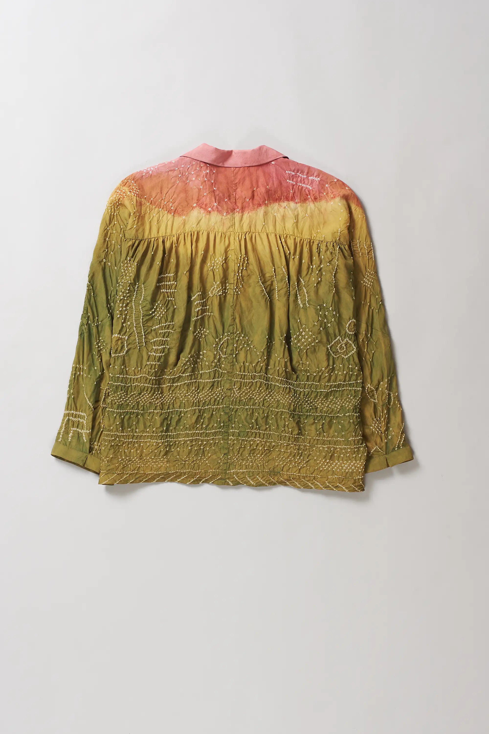 Multi Colour Slim Fit Silk Shirt