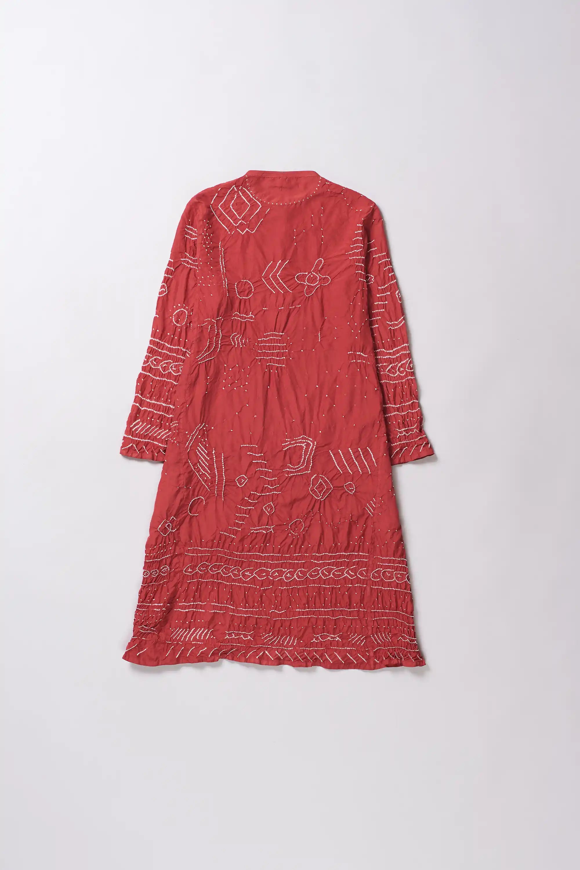 Bandhani Silk Dress