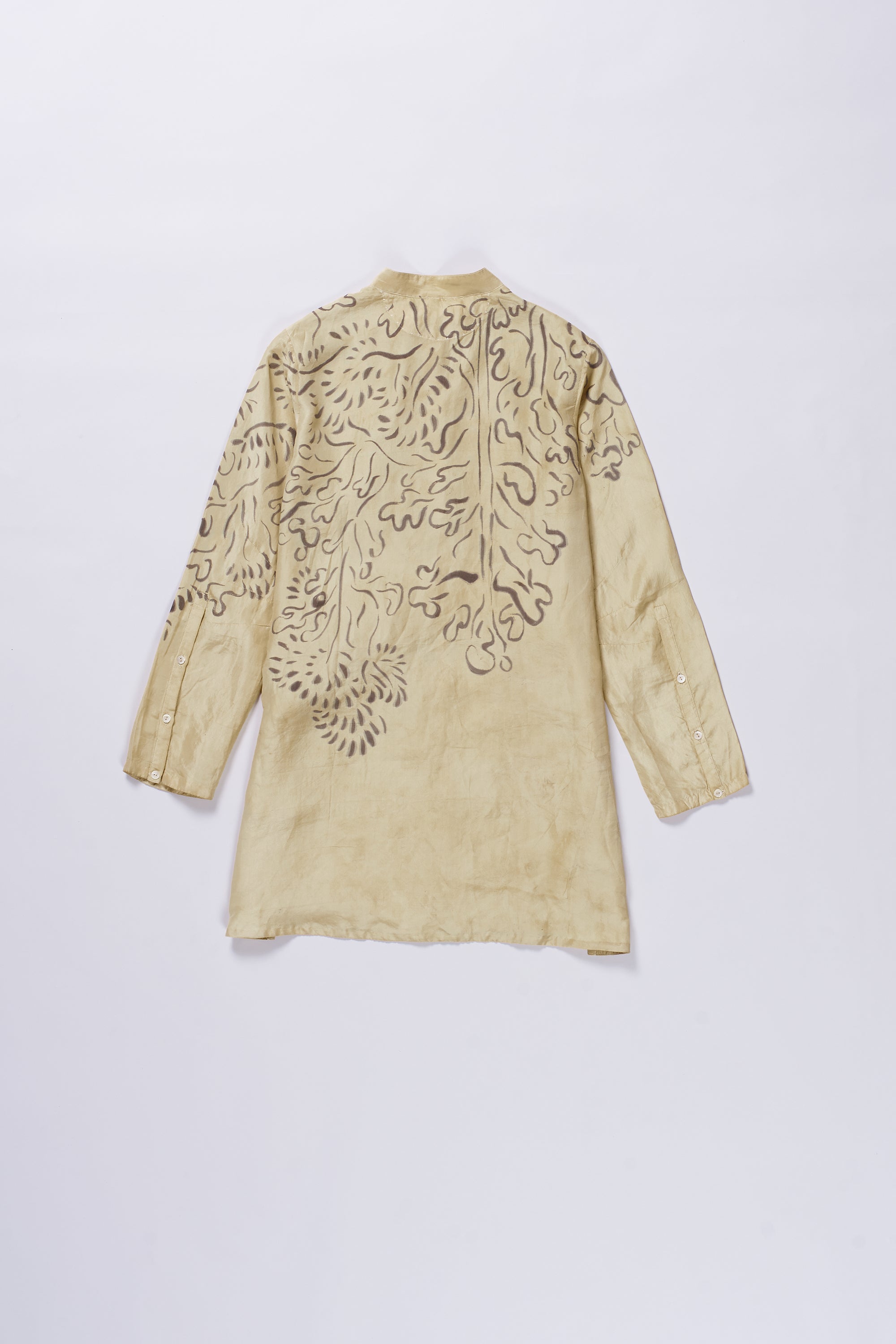 BASICSHIRT SILK HAND PAINTED SHIRT