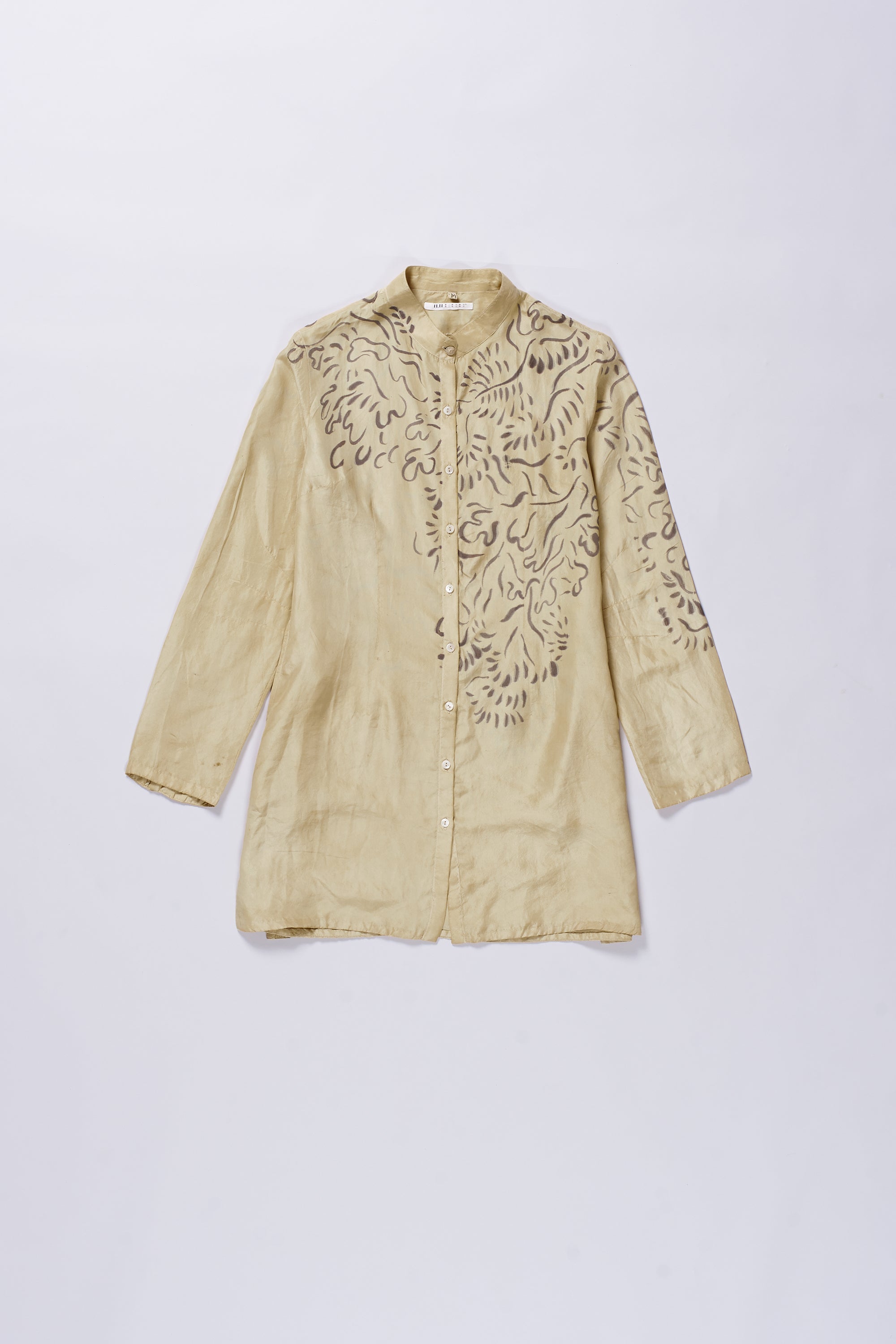 BASICSHIRT SILK HAND PAINTED SHIRT