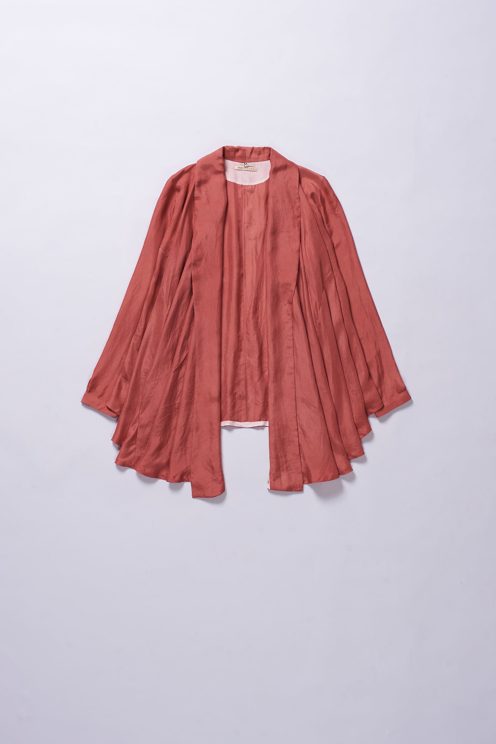 SHRUG IN PINK WOOD