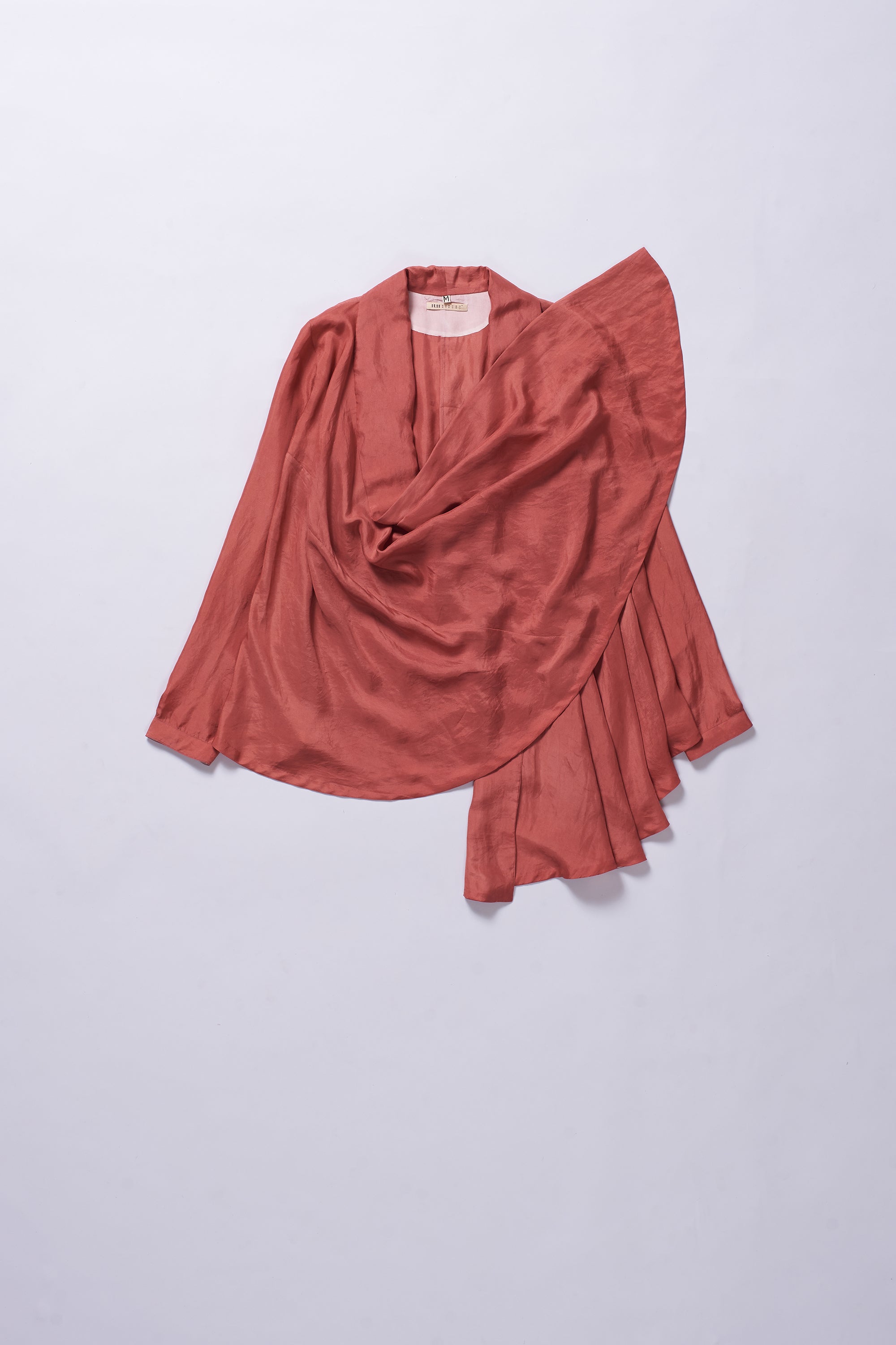 SHRUG IN PINK WOOD