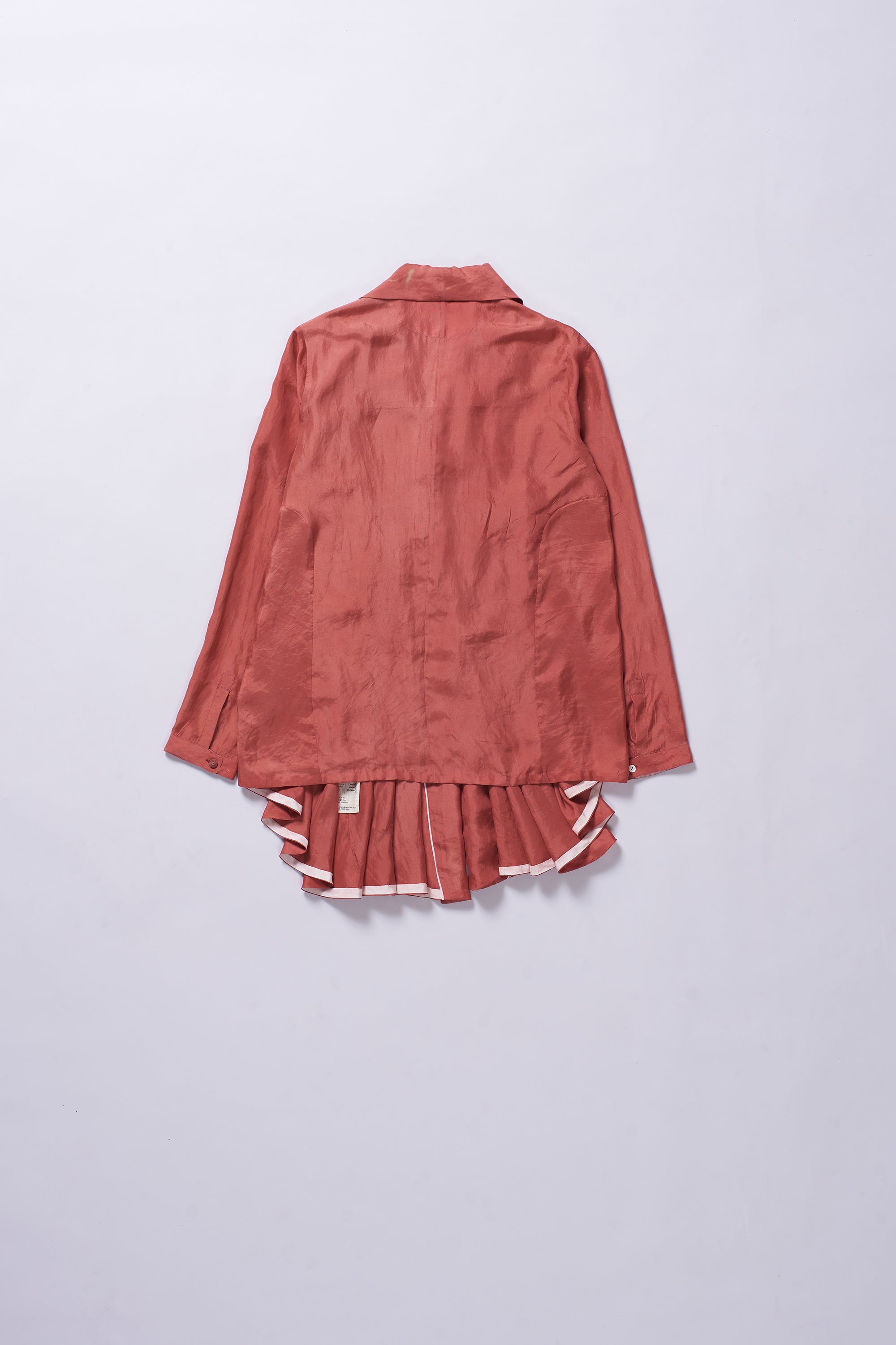 SHRUG IN PINK WOOD