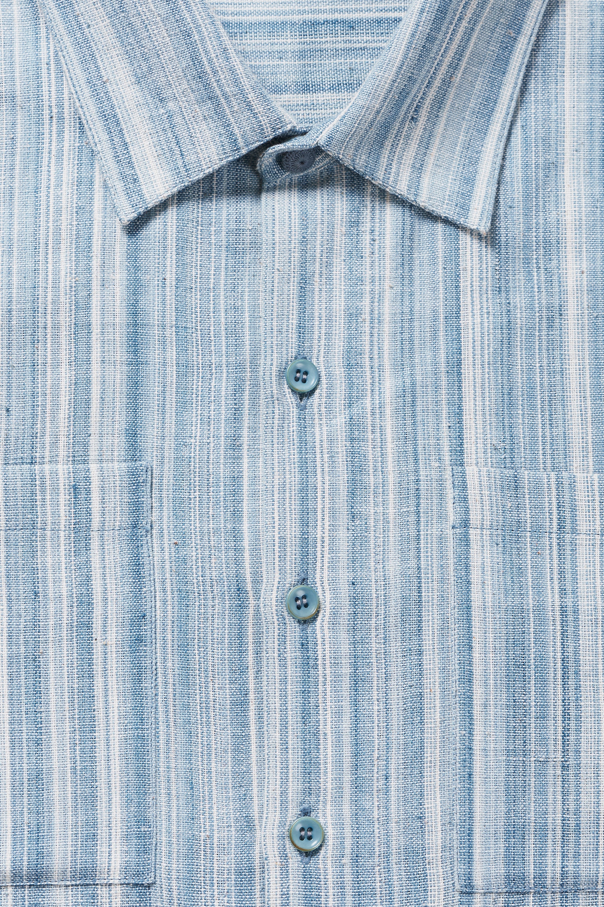 INDIGO STRIPES SUMMER SHIRT
