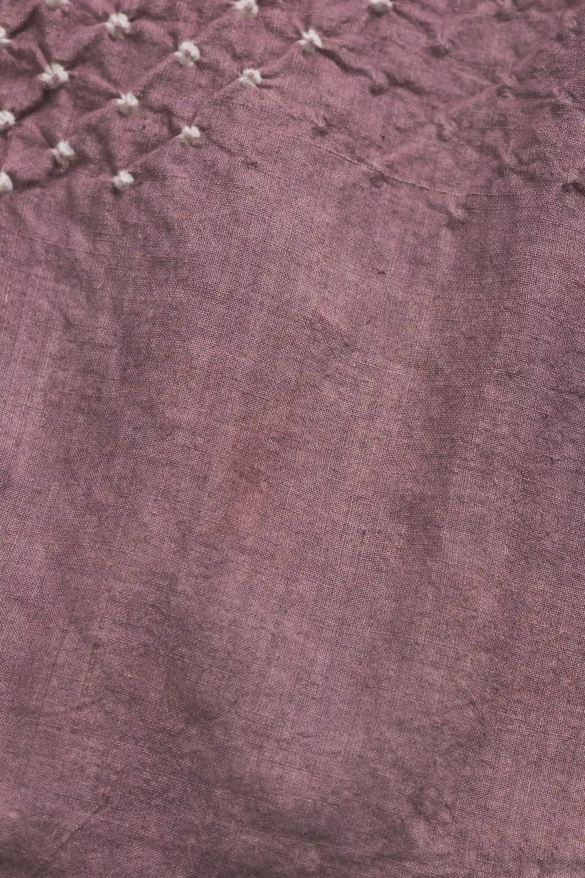 Wine Draped Bandhani Dress