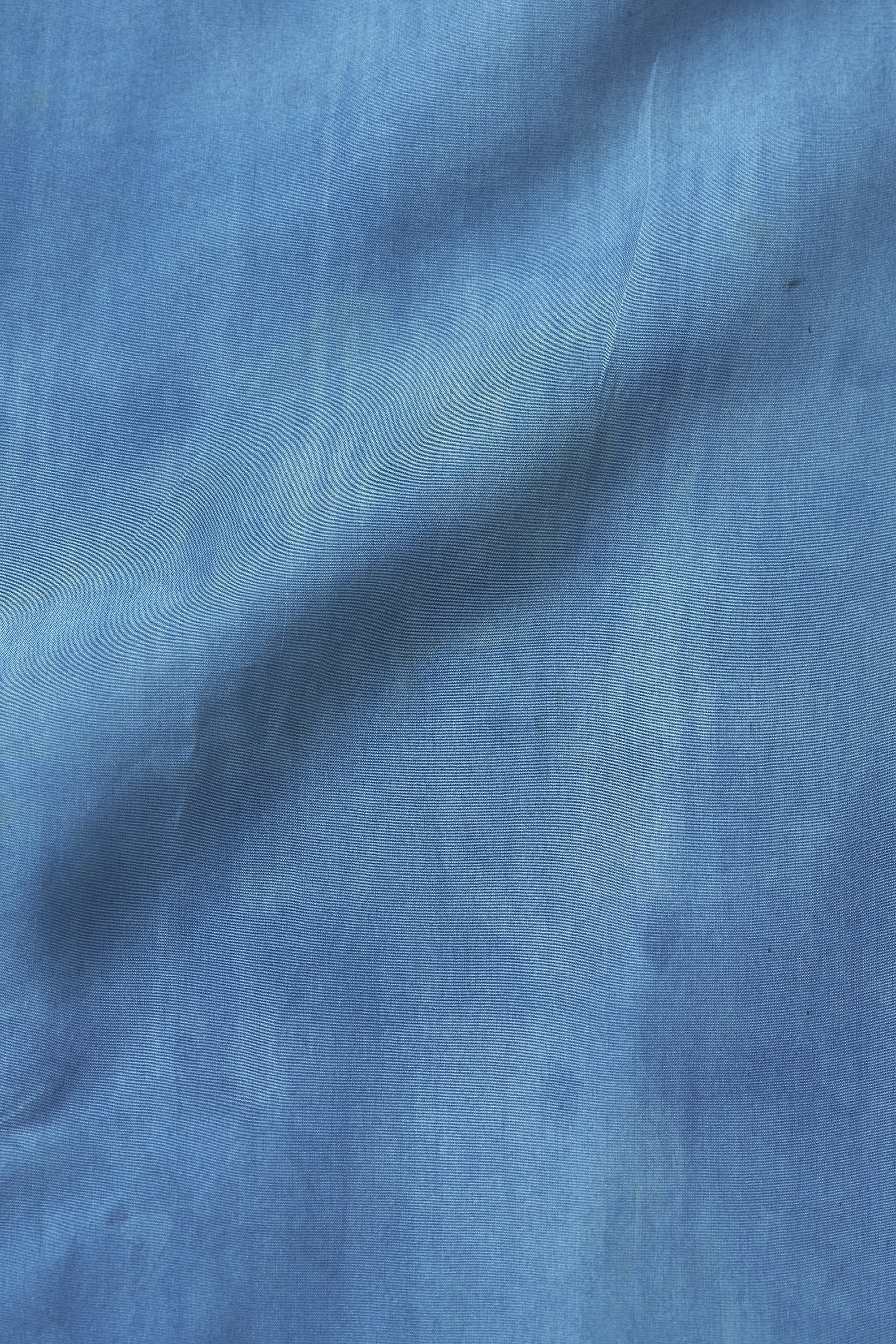 MEDIUM INDIGO SILK MIRROR WORK WOMEN SHIRT