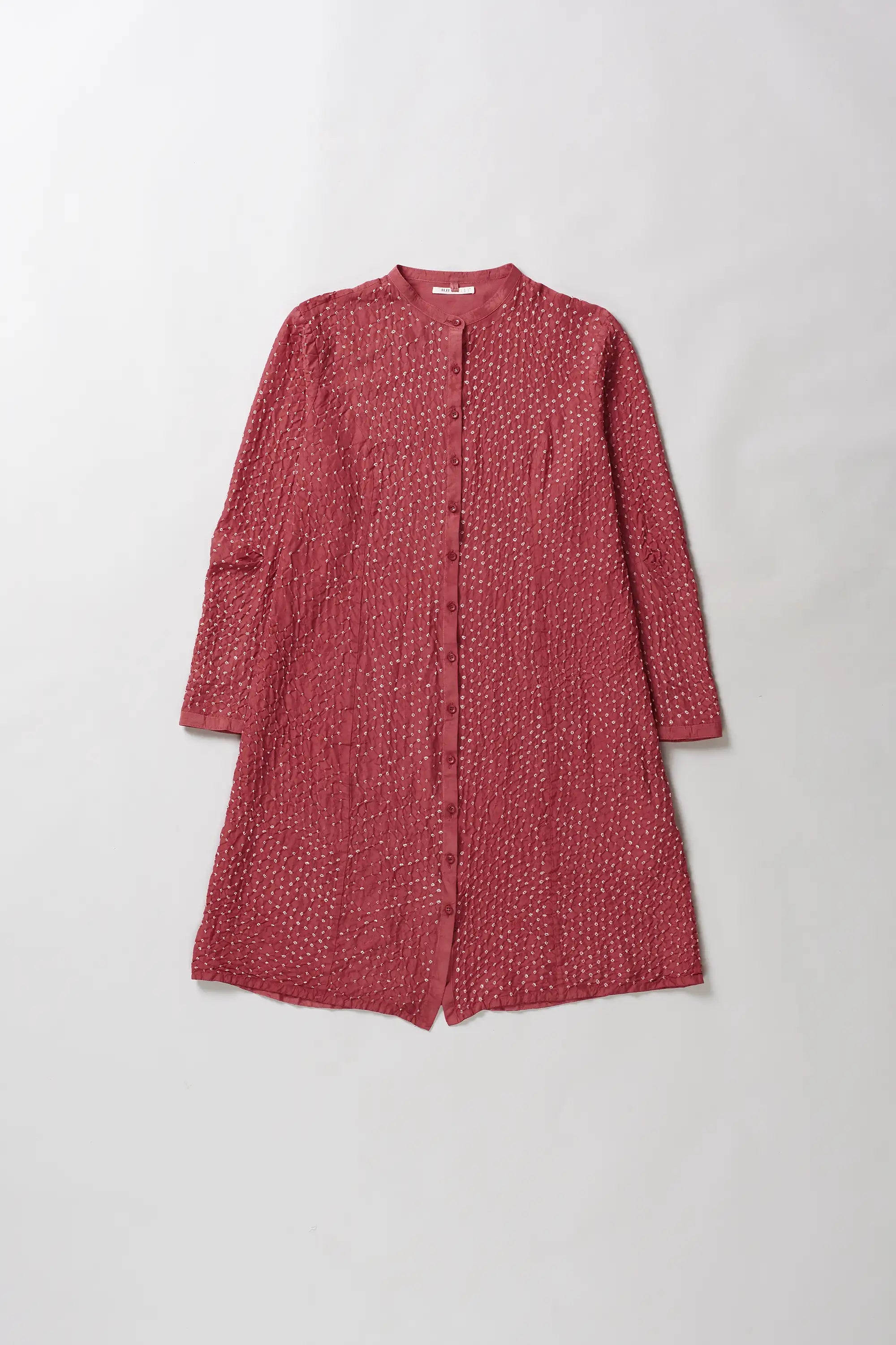 Silk Dress in Pink Wood