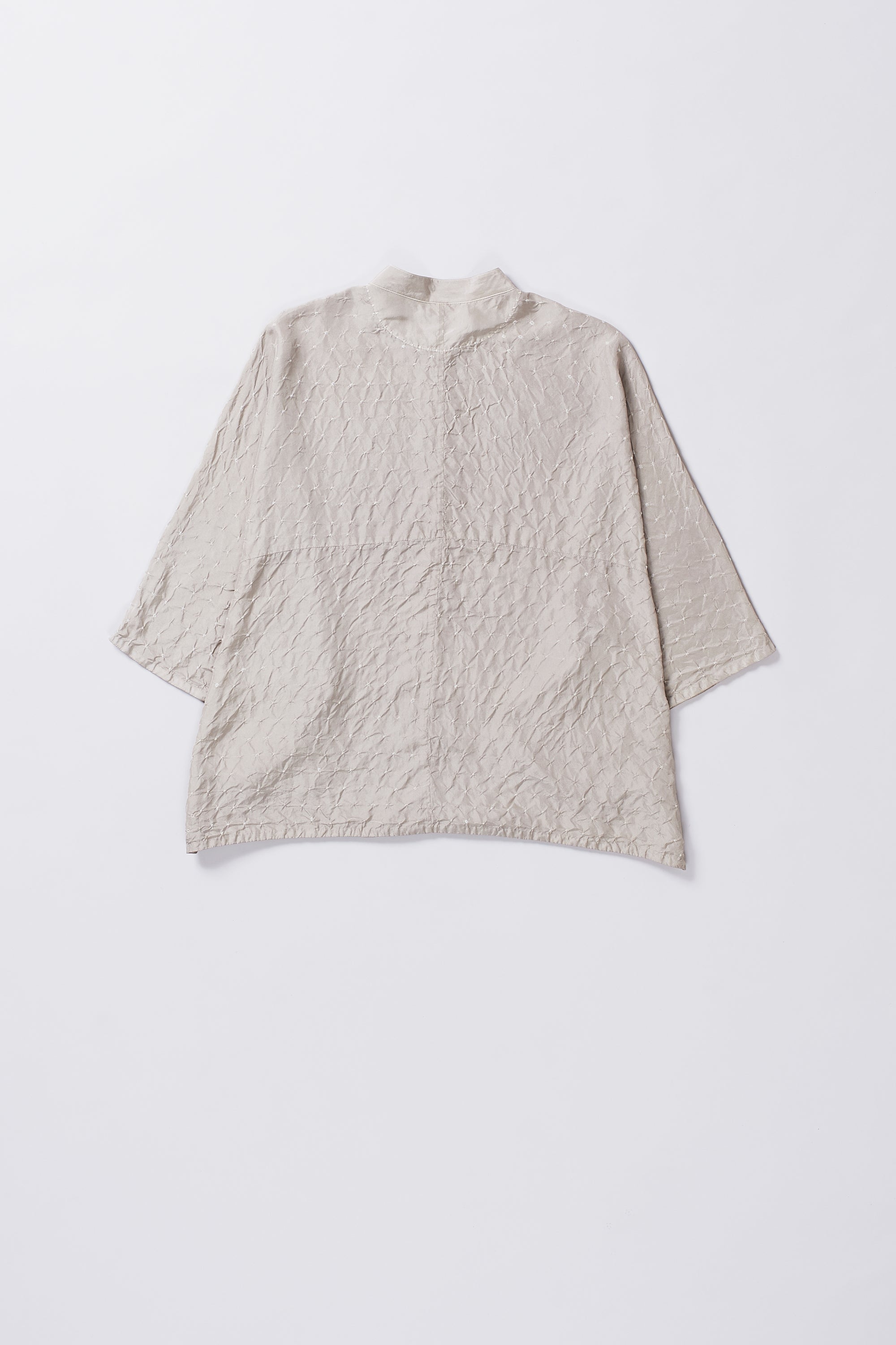 SMOKE CAPE SLEEVE SHIRT