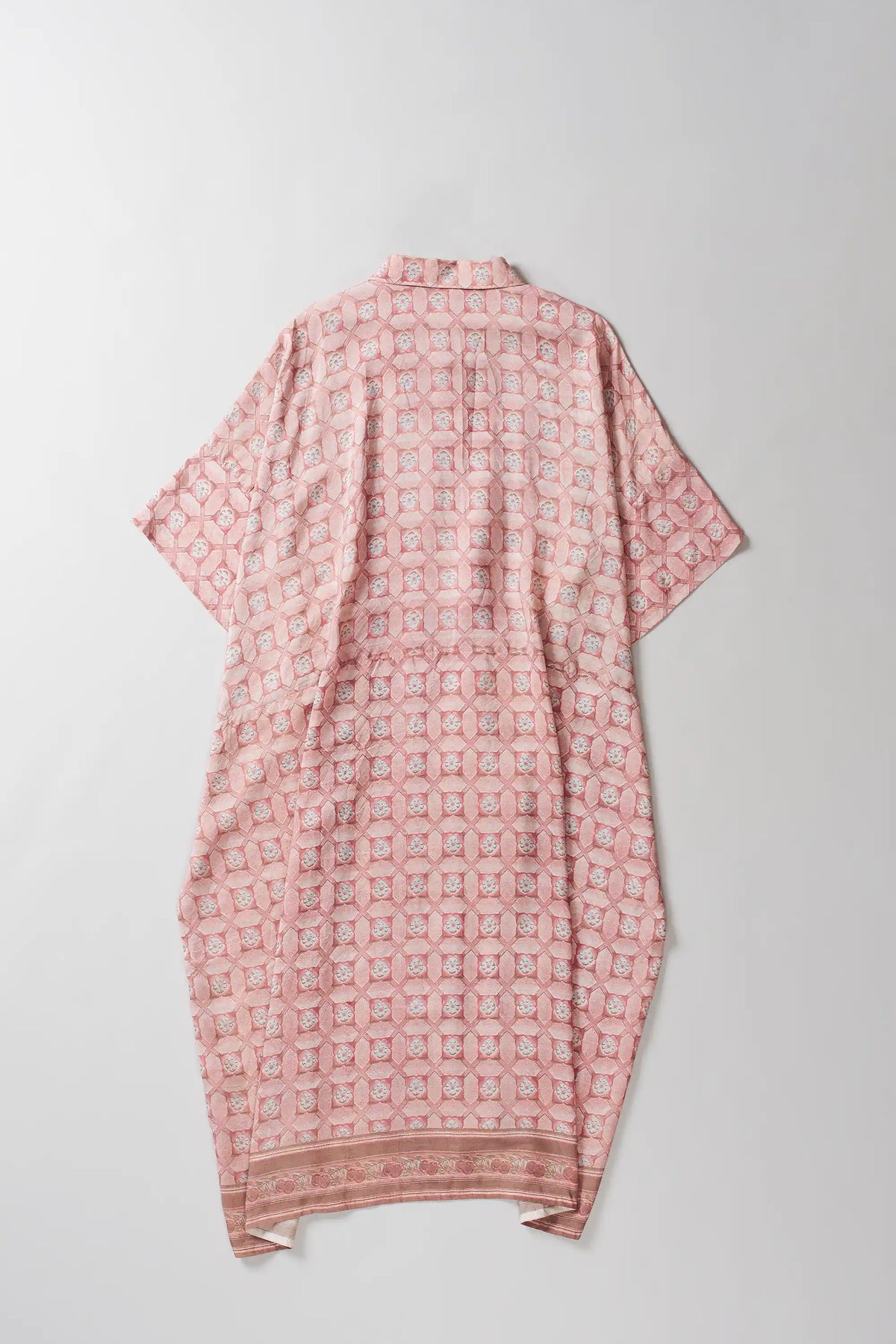 Brick Red Screen Print Dress
