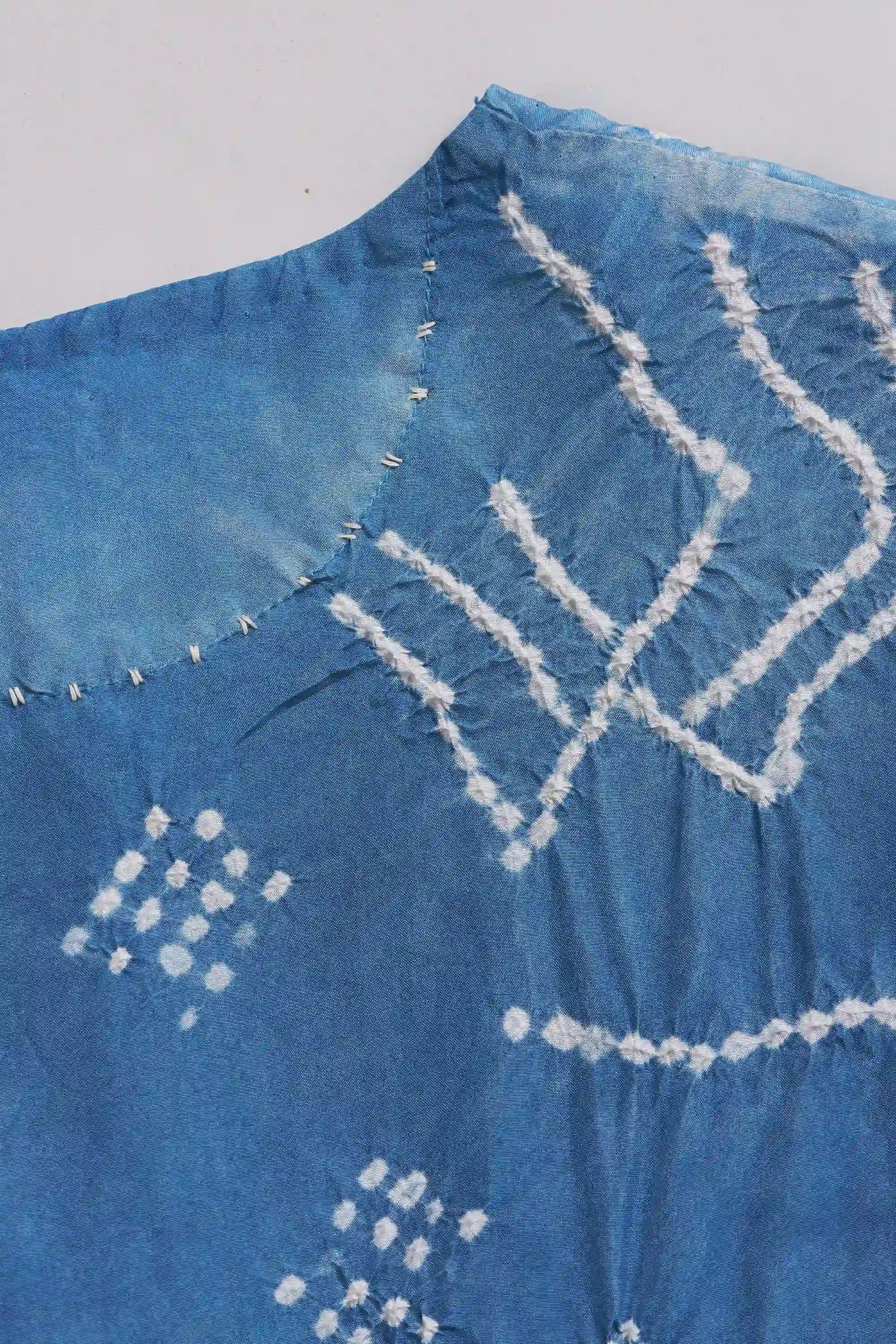 Medium Indigo Bandhani Dress