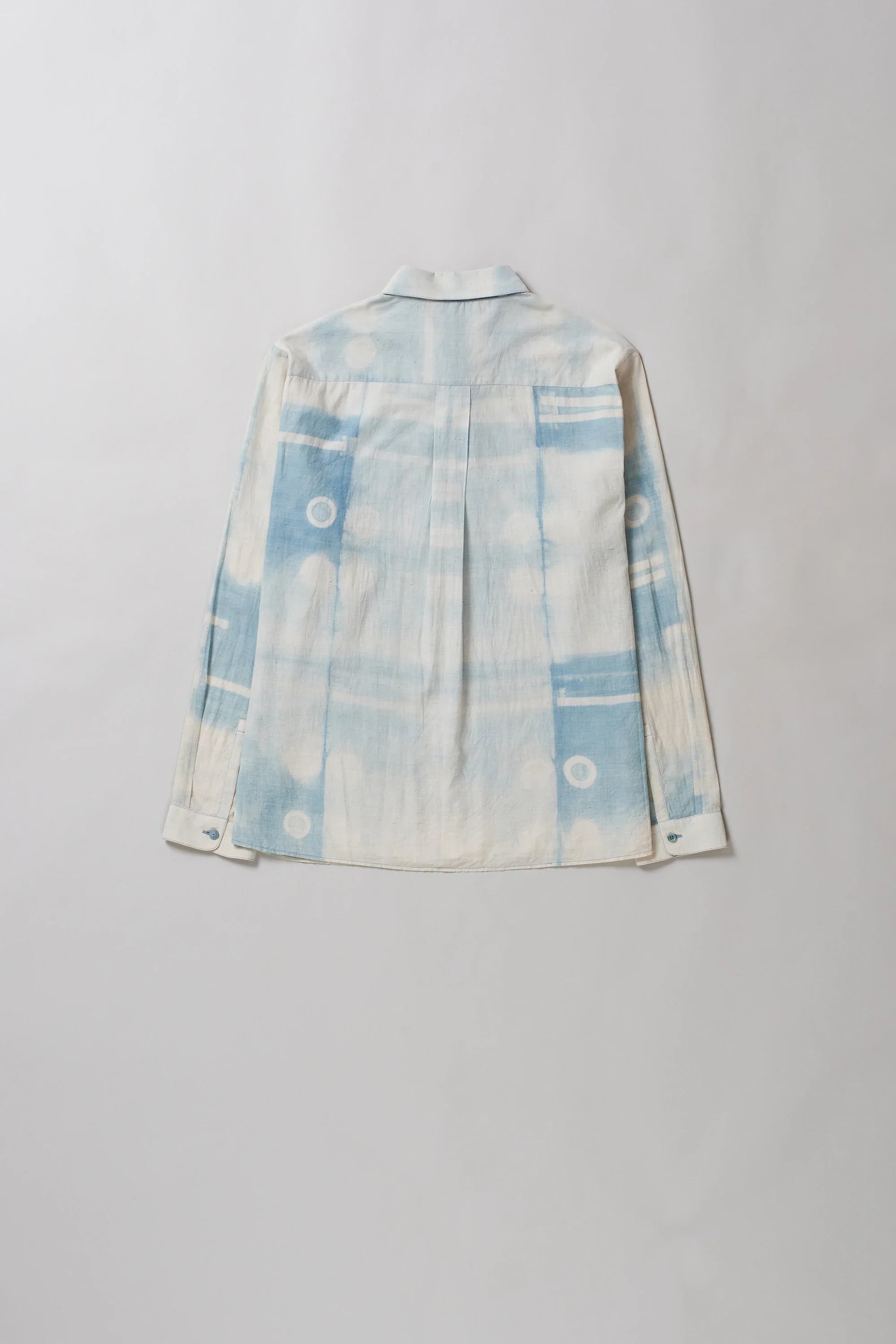 Indigo Statement Clamp Dyed Summer Shirt
