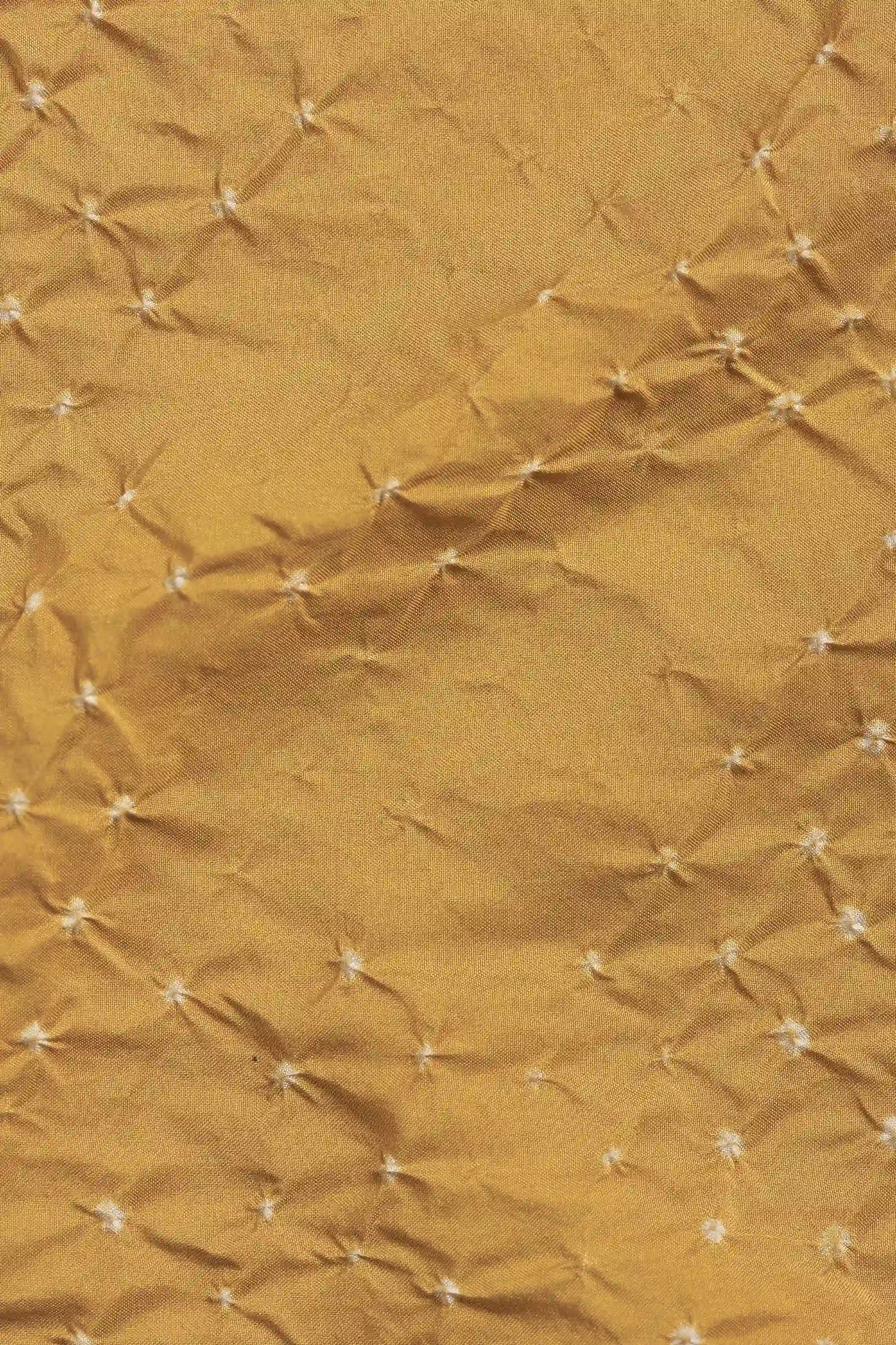 Mustard Yellow Silk Scarf