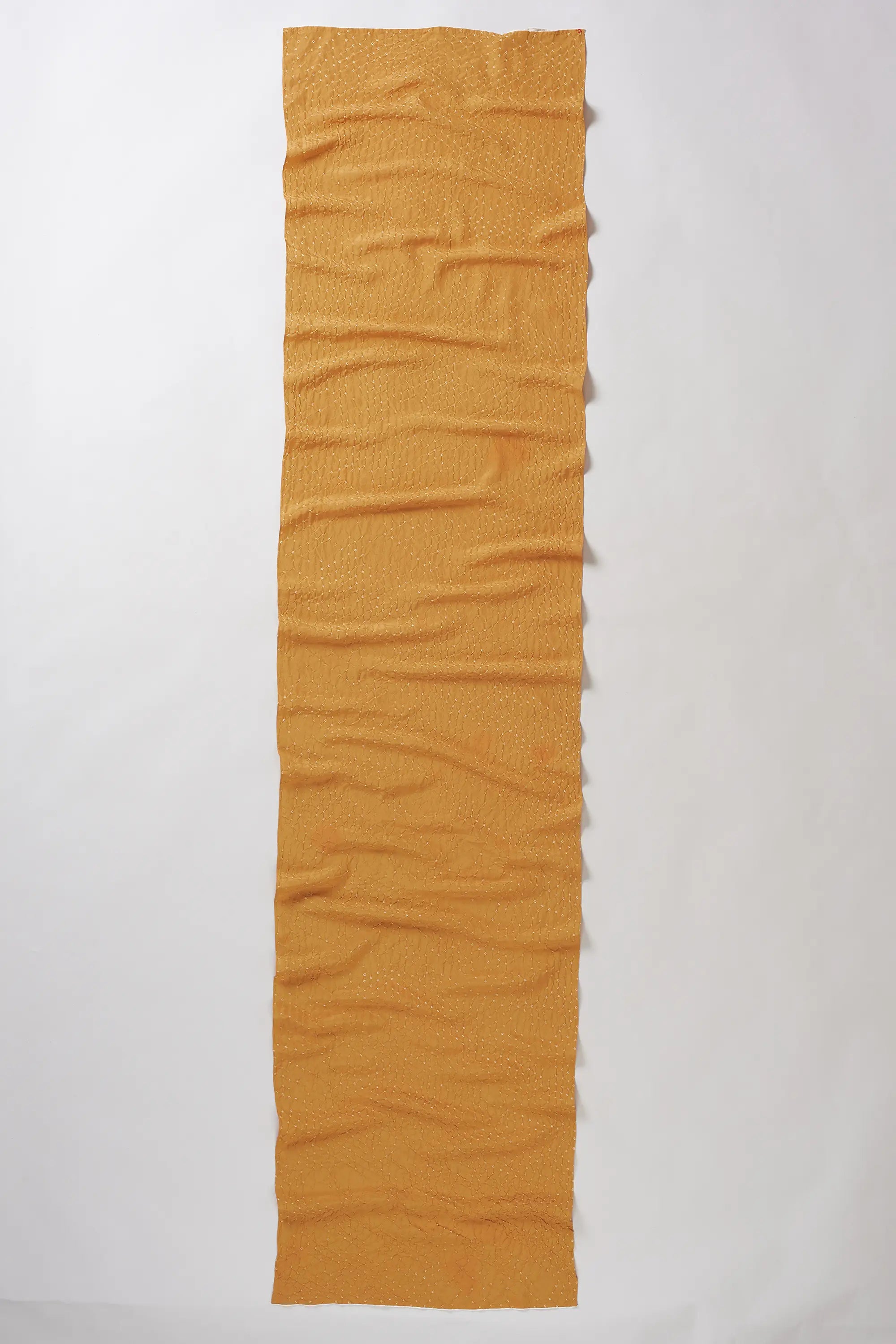 Mustard Yellow Silk Scarf