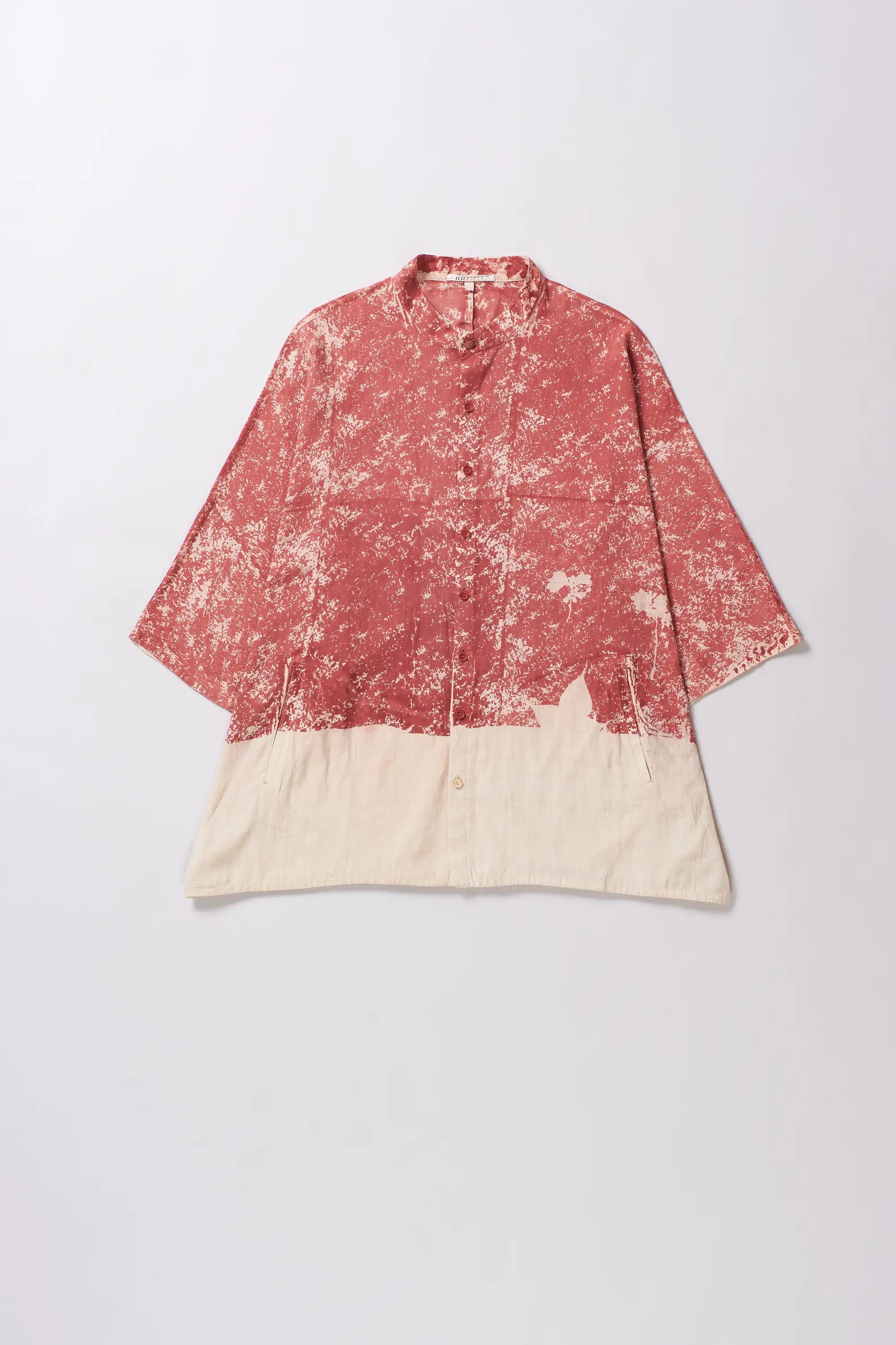 Multi Colour Blocked Screen Printed Shirt