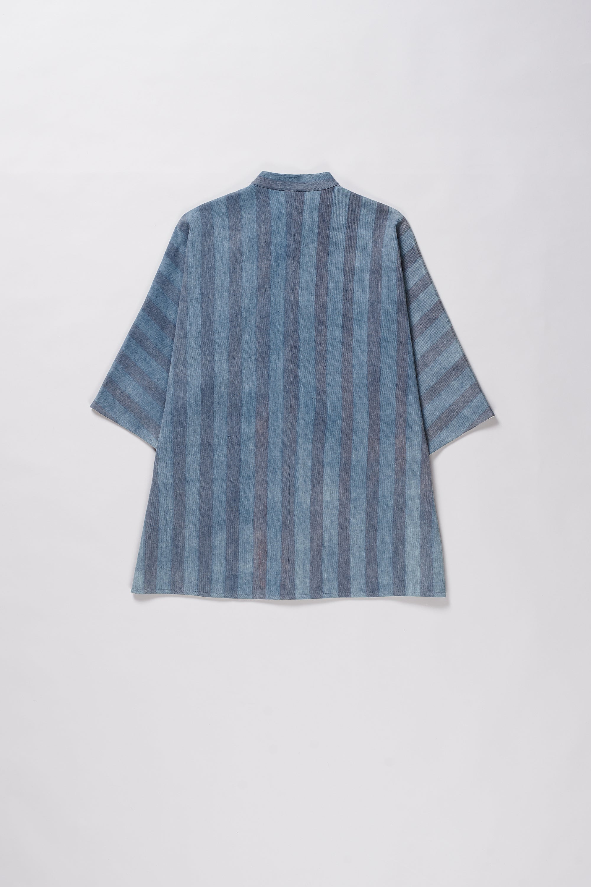 INDIGO & PINK HAND PAINTED UNISEX SHIRT