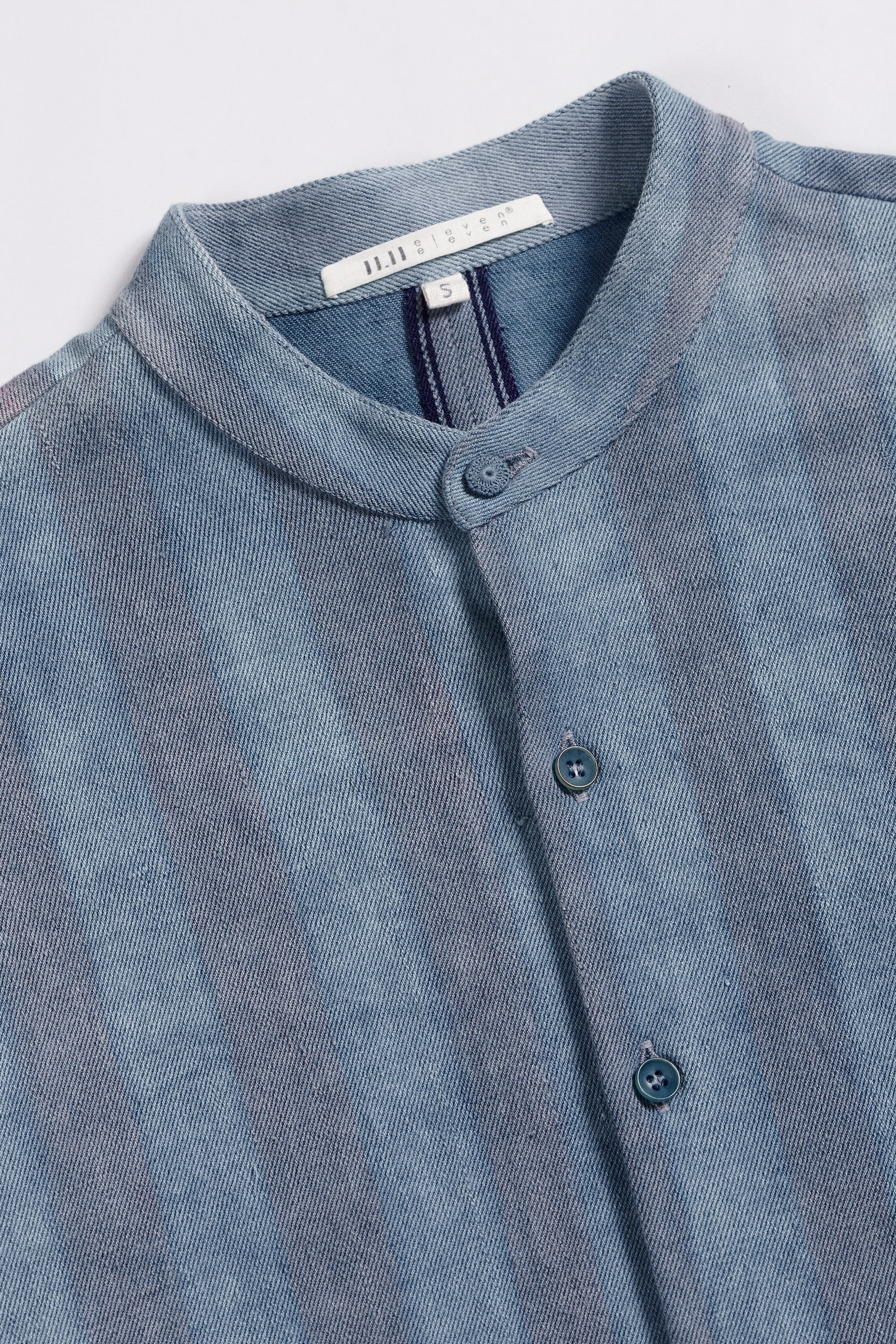 INDIGO & PINK HAND PAINTED UNISEX SHIRT