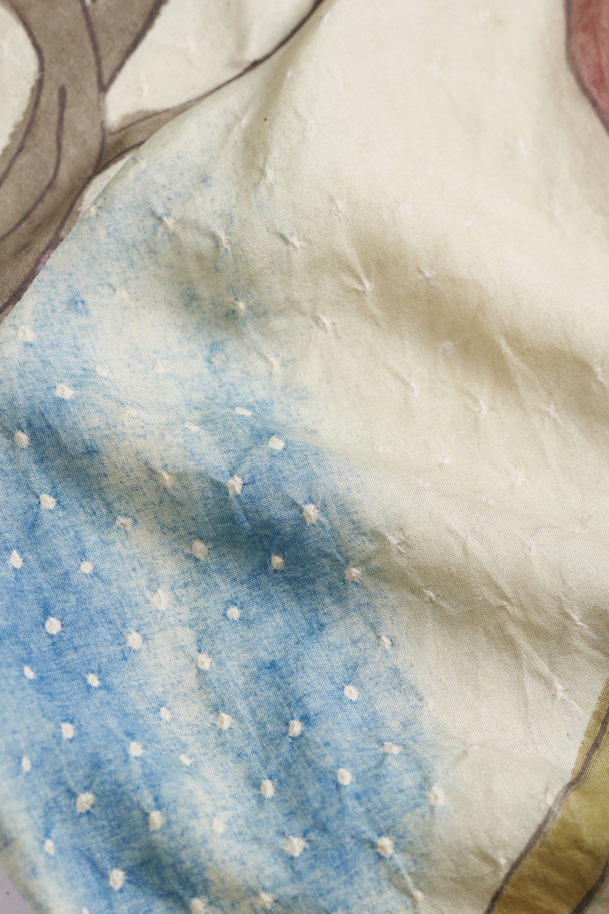 HAND PAINTED WITH BANDHANI UNISEX SHIRT