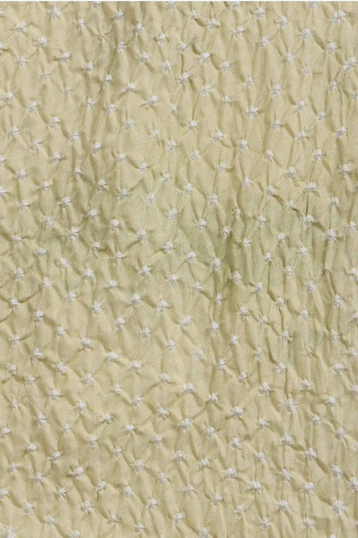 Silk Bandhani Dress in Mint Green