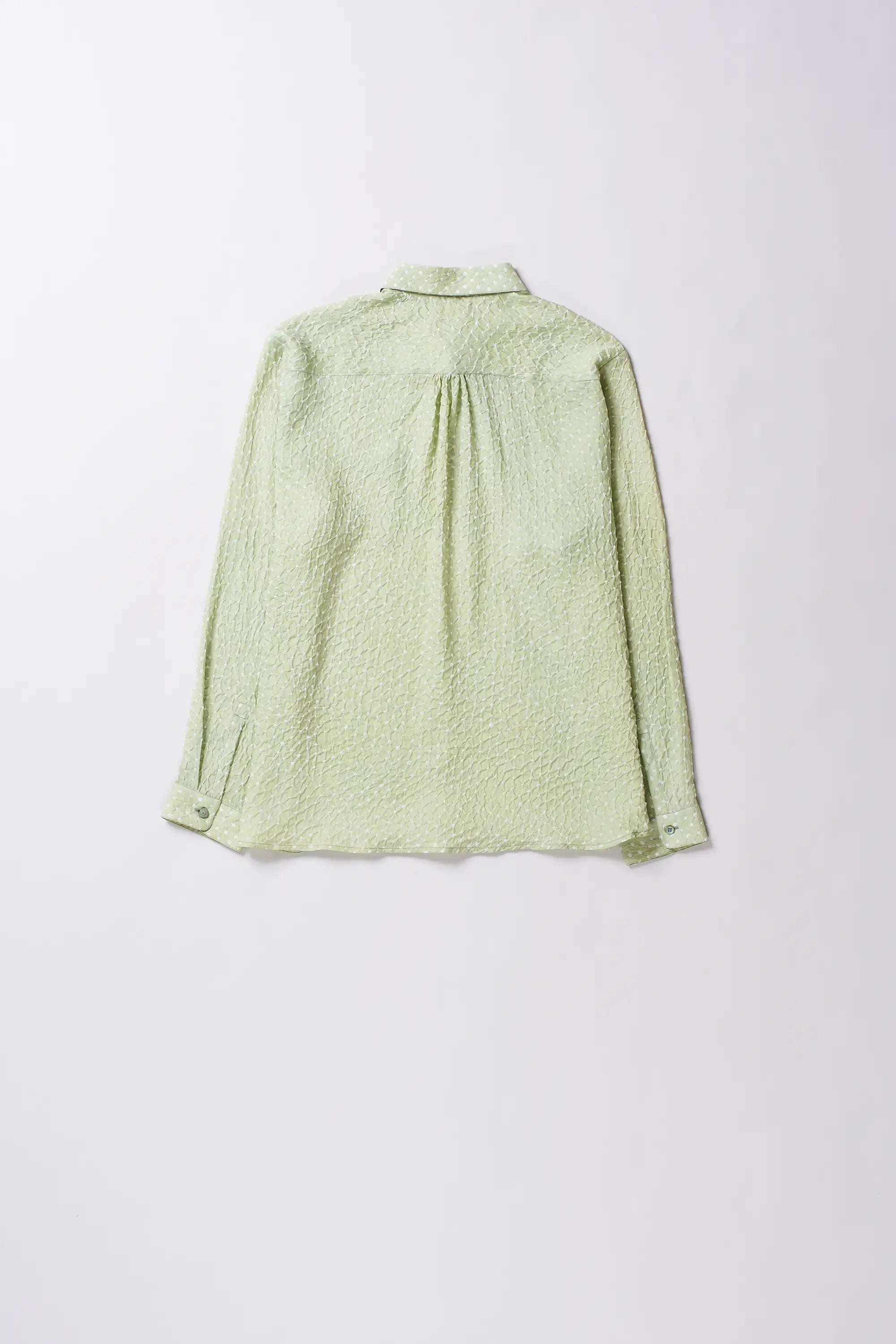 Mint Green Bandhani Unisex Shirt