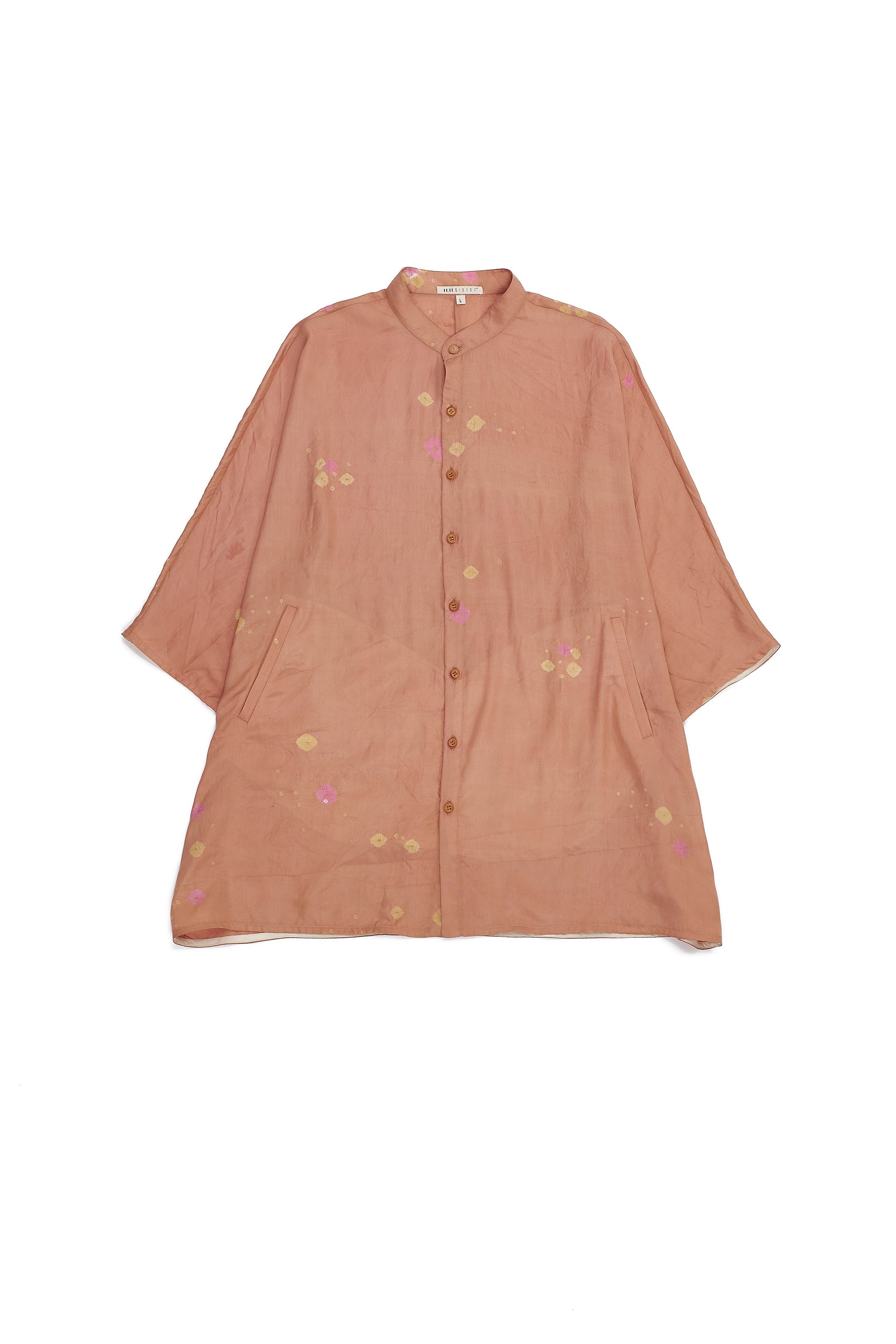 PEACH SILK BANDHANI UNISEX SHIRT