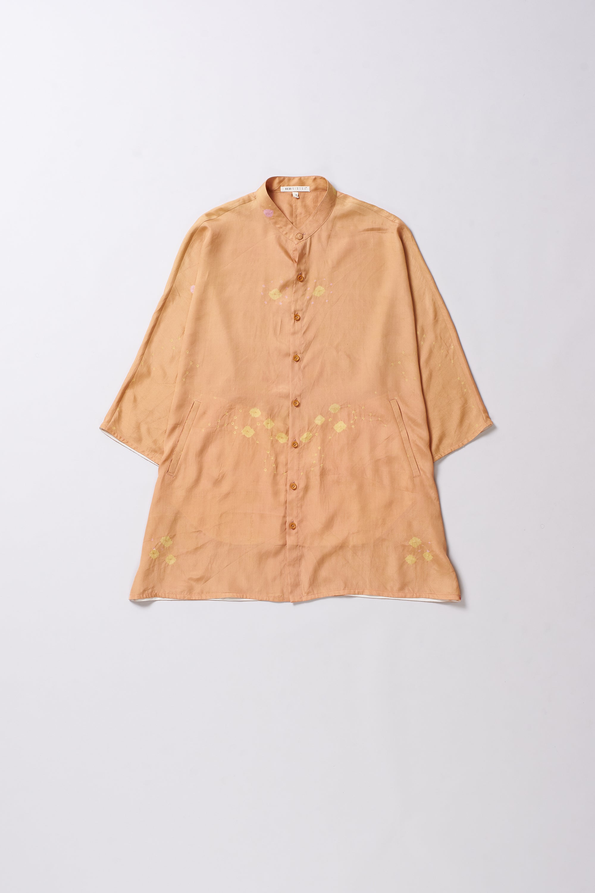 PEACH SILK BANDHANI UNISEX SHIRT
