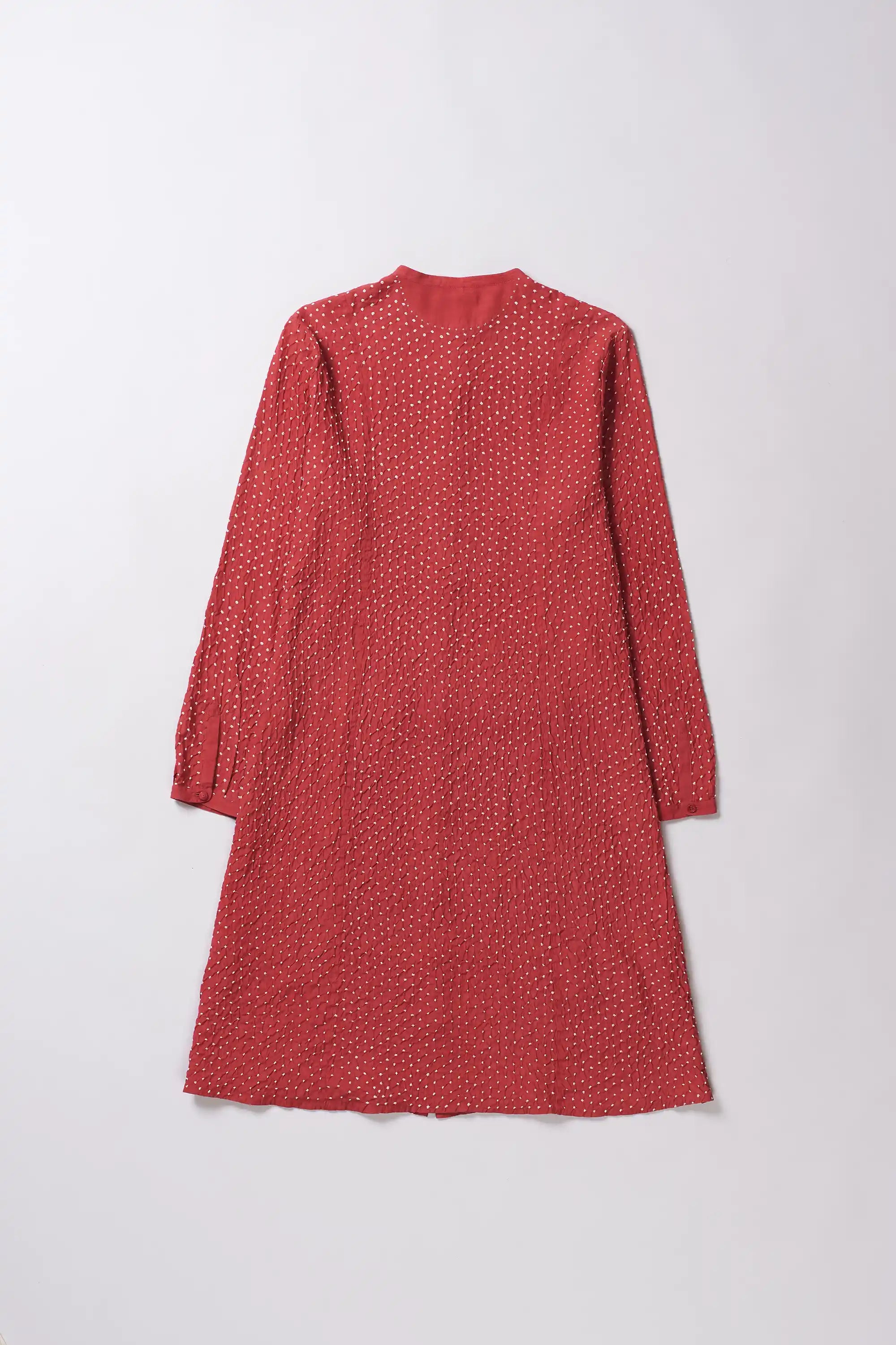 Red Bandhani Woman Dress