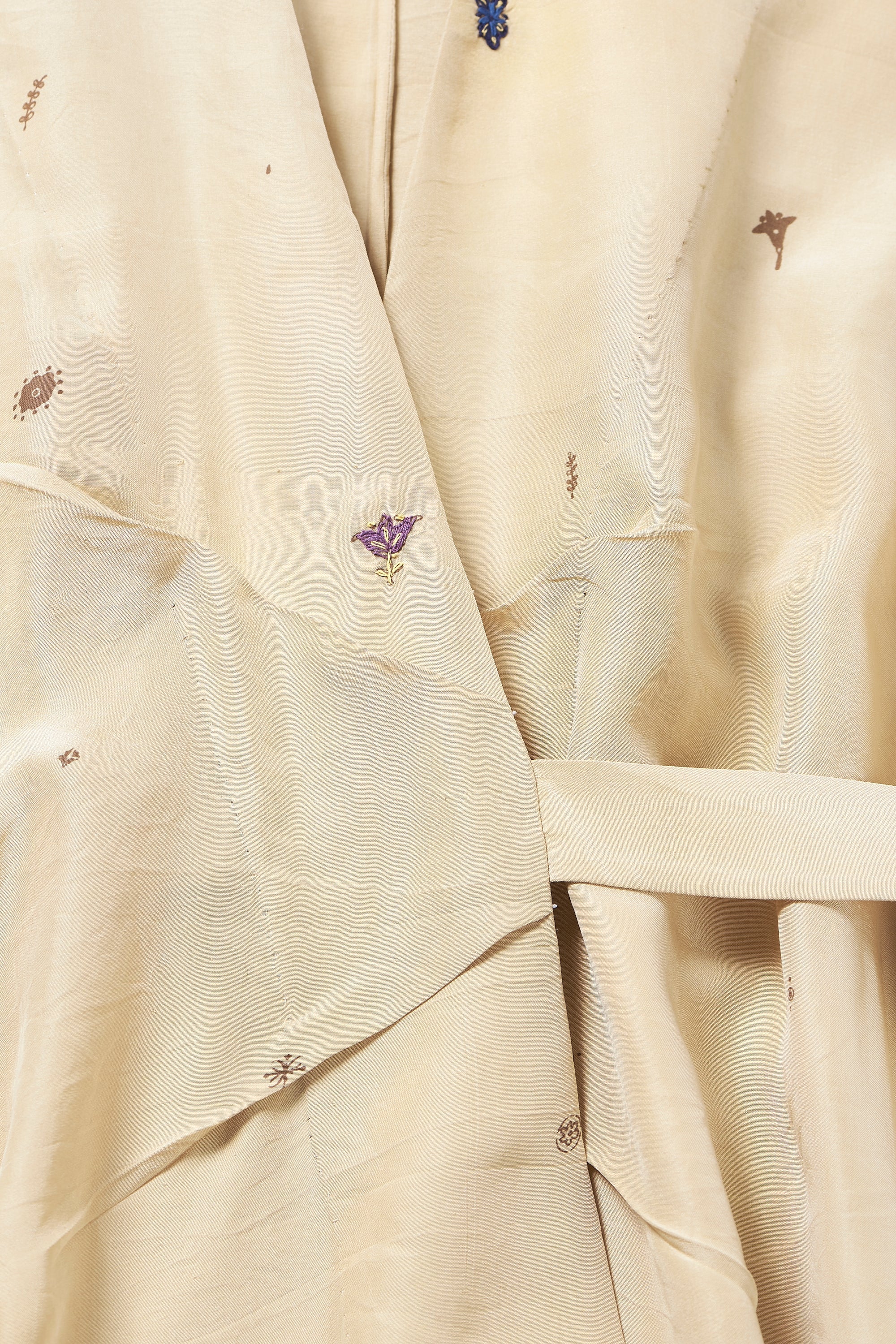 WHISKEY GOLD SILK DRESS