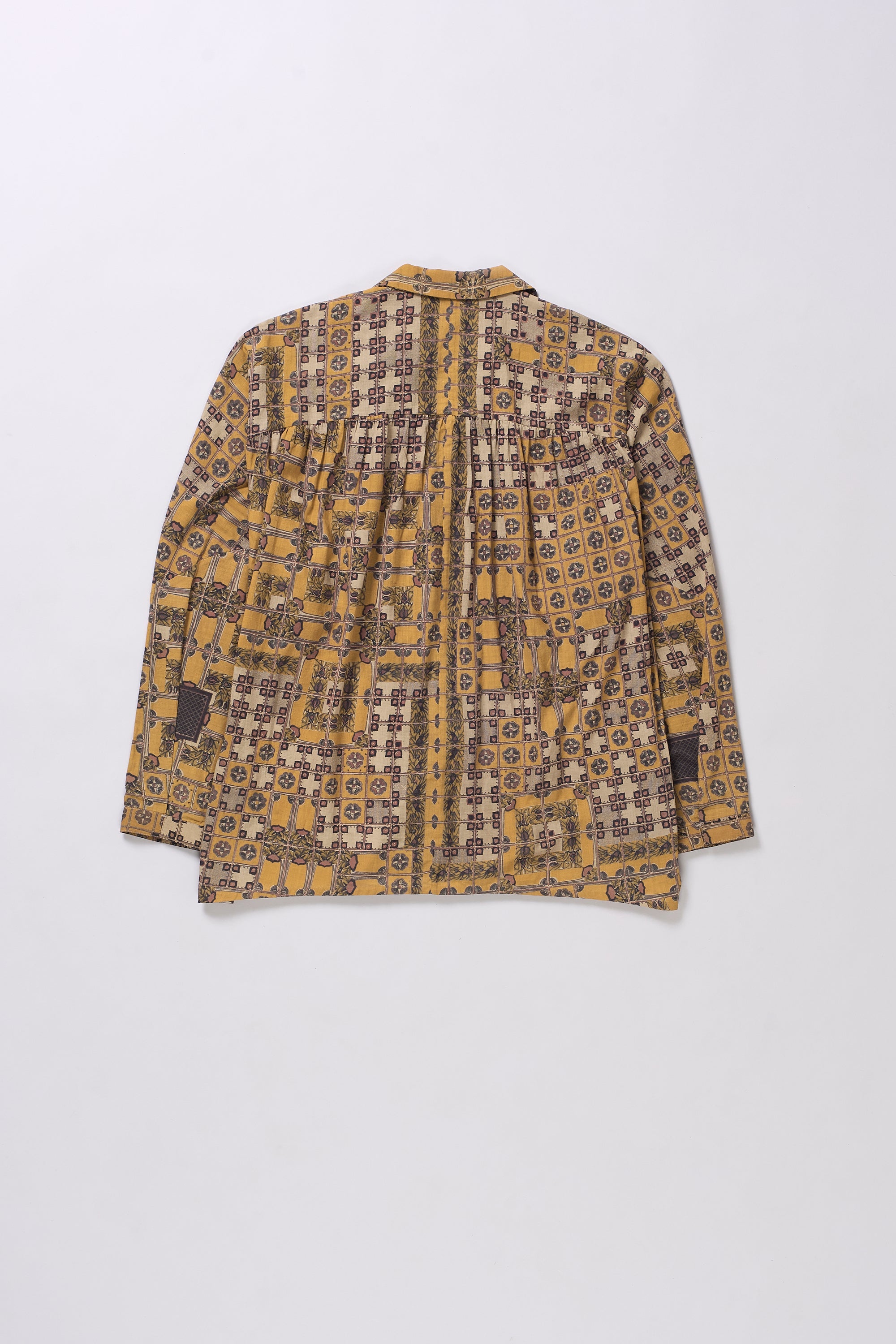 MULTI COLOUR SCREEN PRINTED COTTON SHIRT