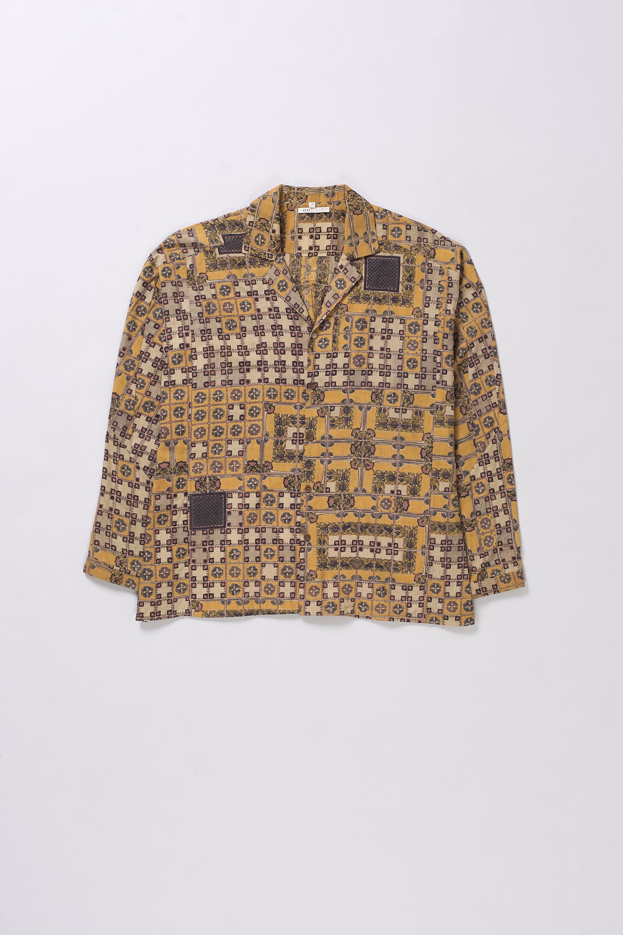 MULTI COLOUR SCREEN PRINTED COTTON SHIRT