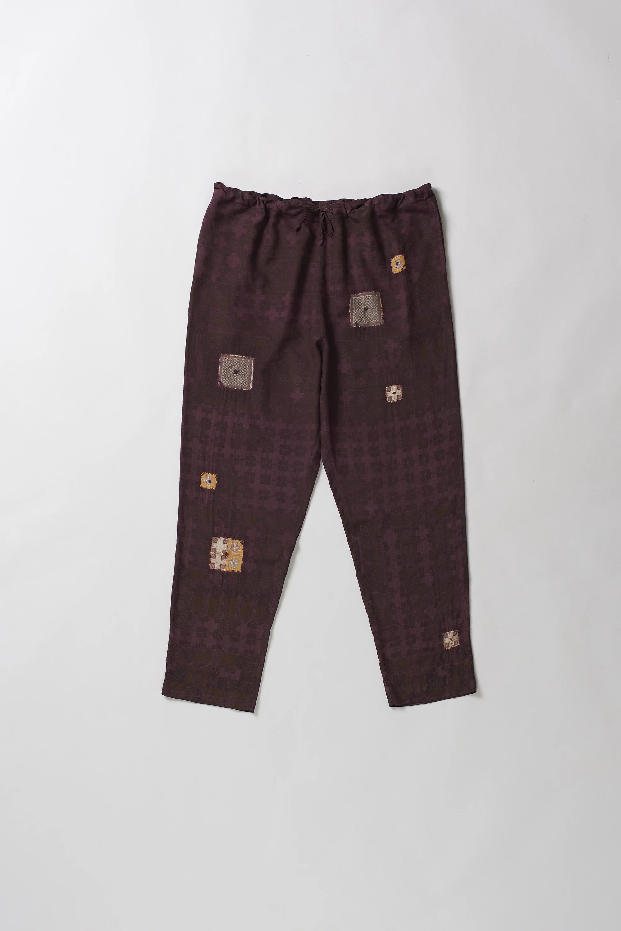 Purple Red Drawstring Pant