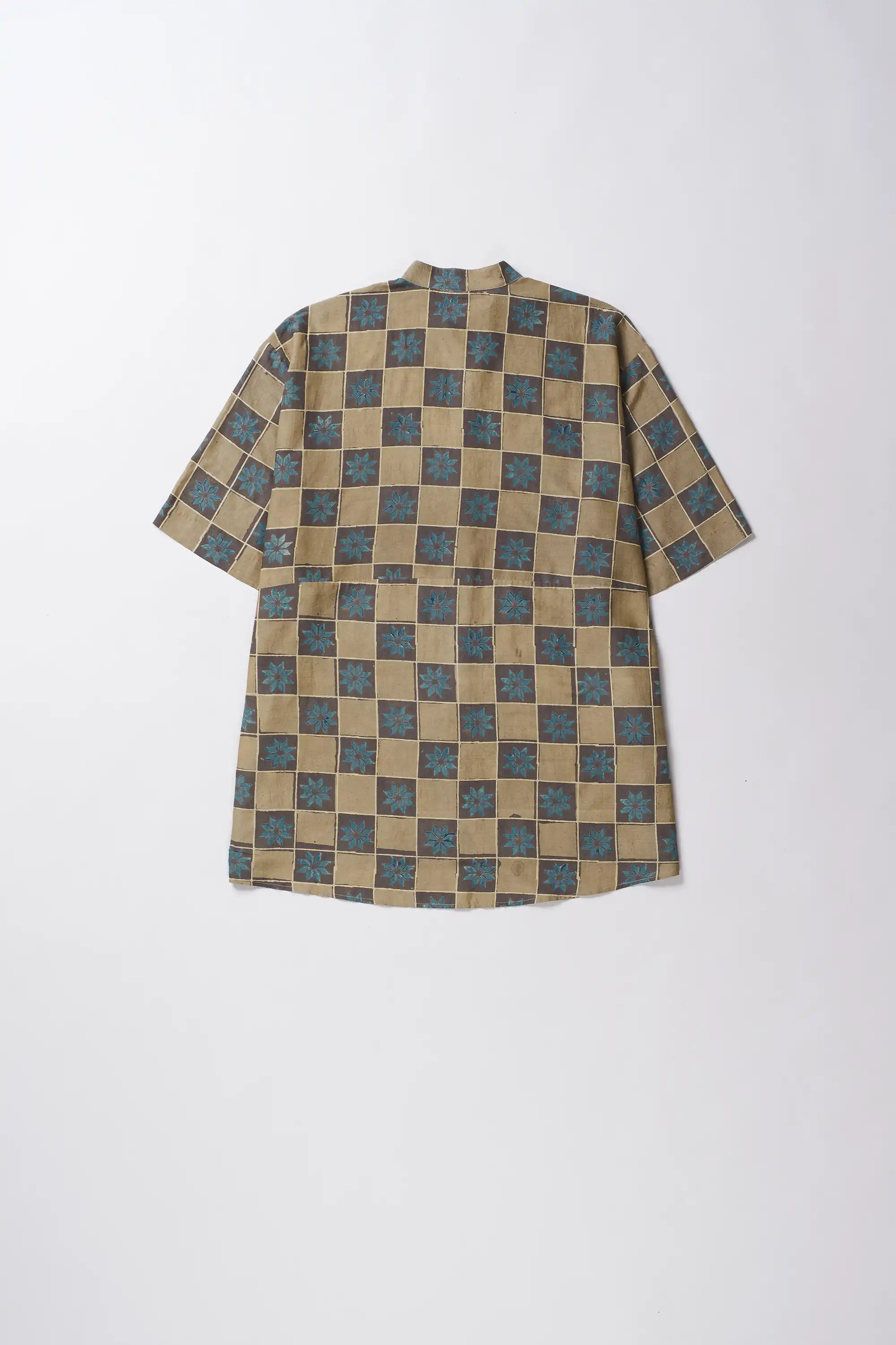 Statement Shirt in Block Printed