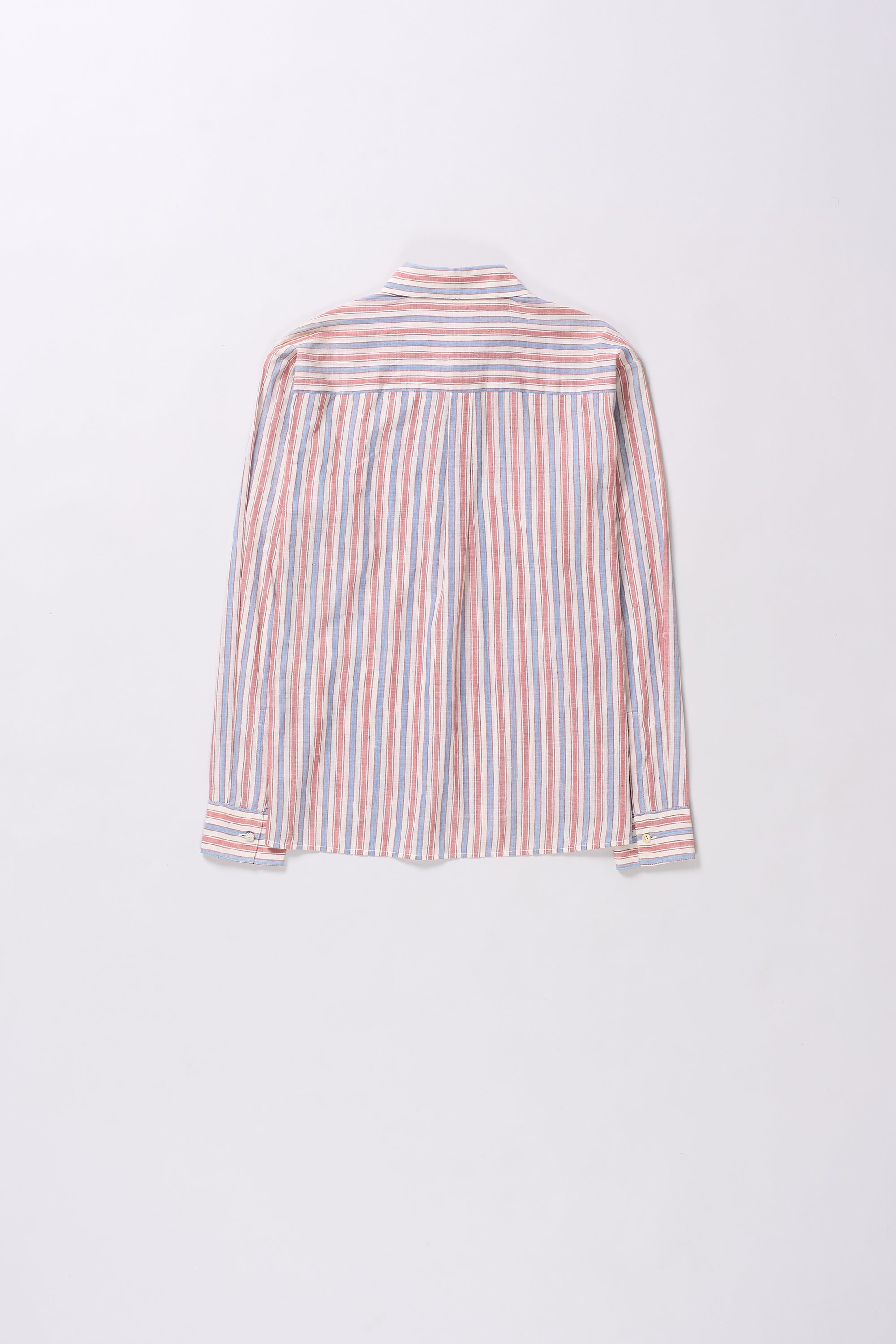 MULTI-COLOUR YARN DYED WEFT STRIPES SHIRT