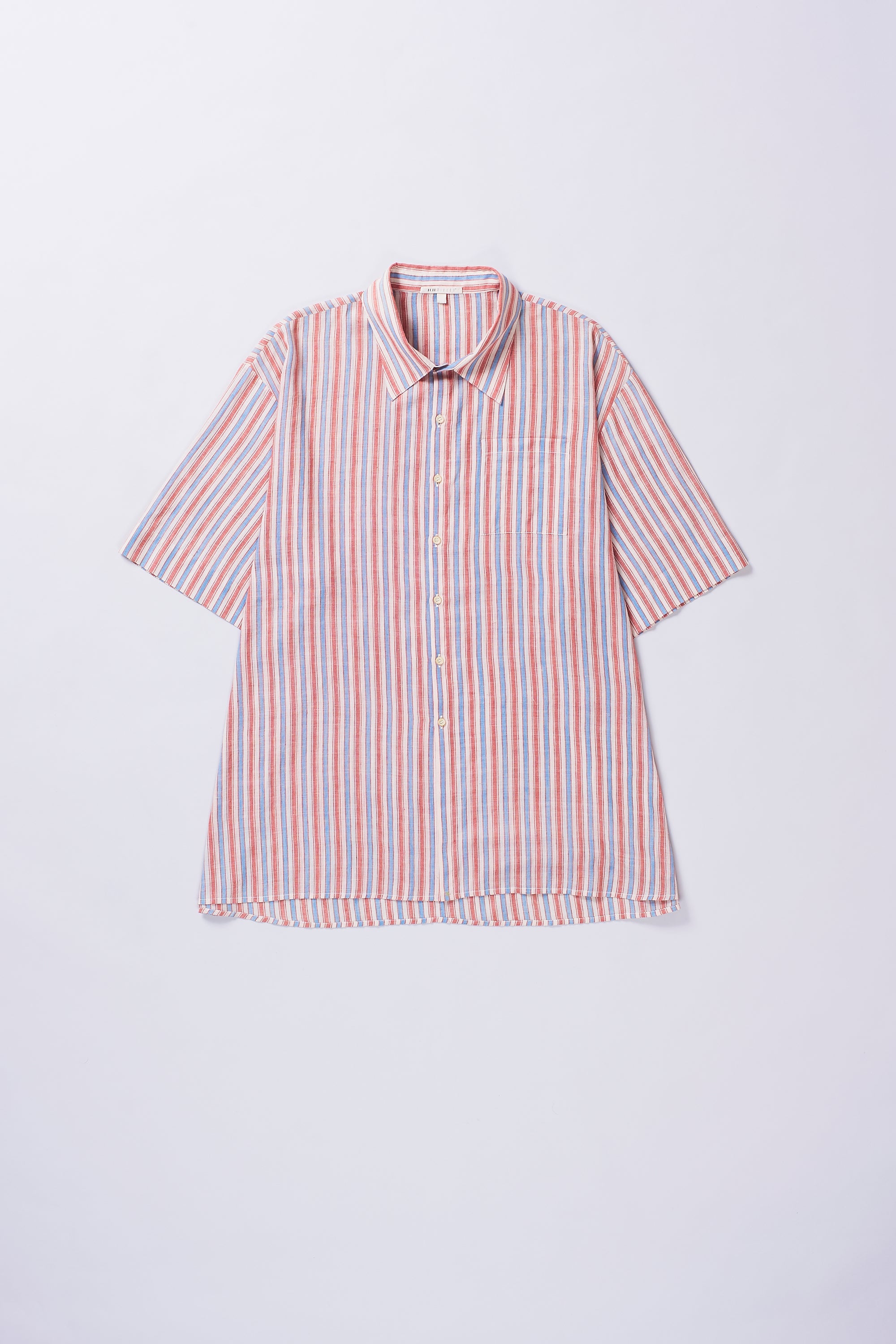 MULTI-COLOUR YARN DYED WEFT STRIPES SHIRT