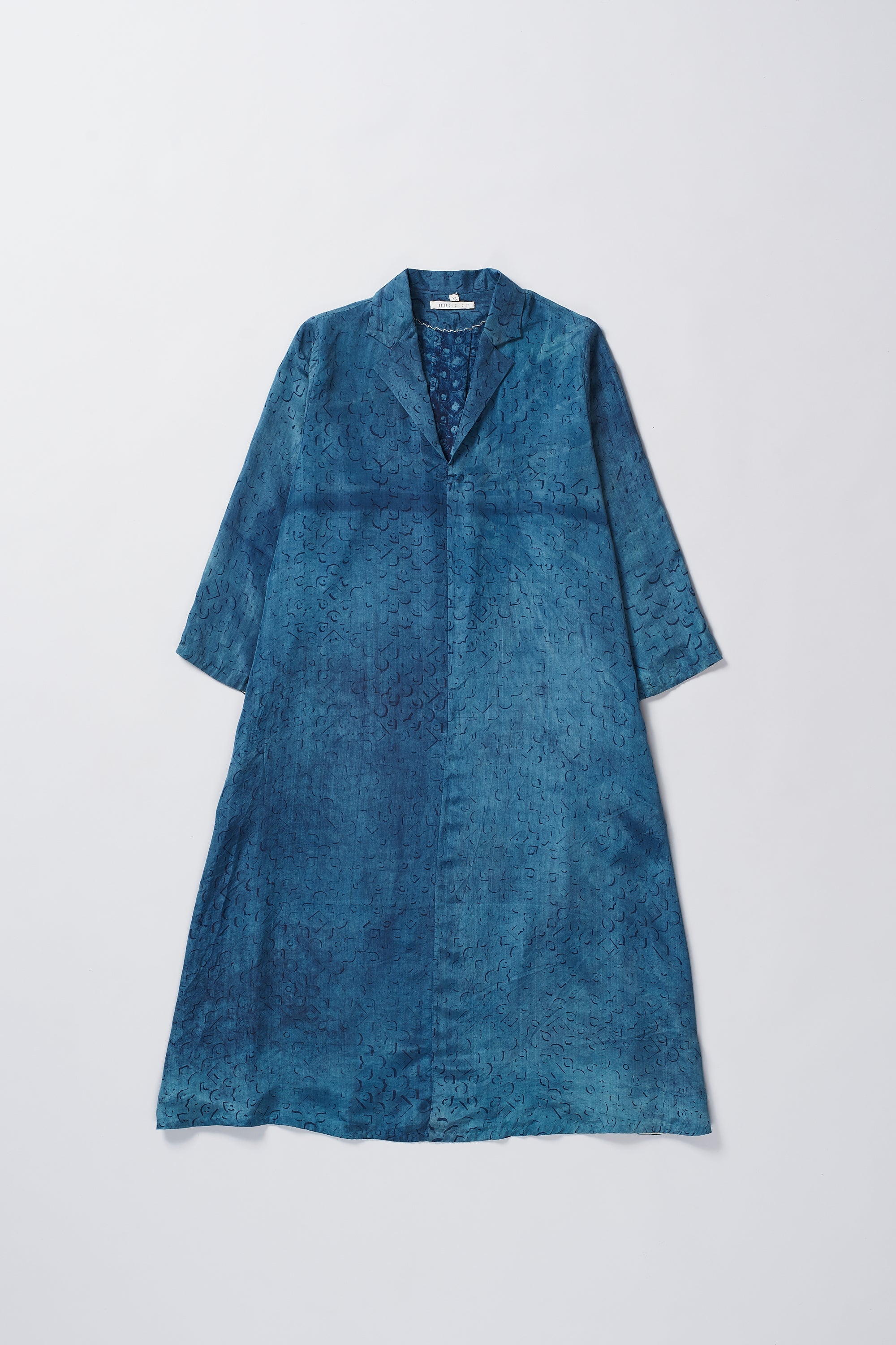 MEDIUM INDIGO BANDHANI DRESS
