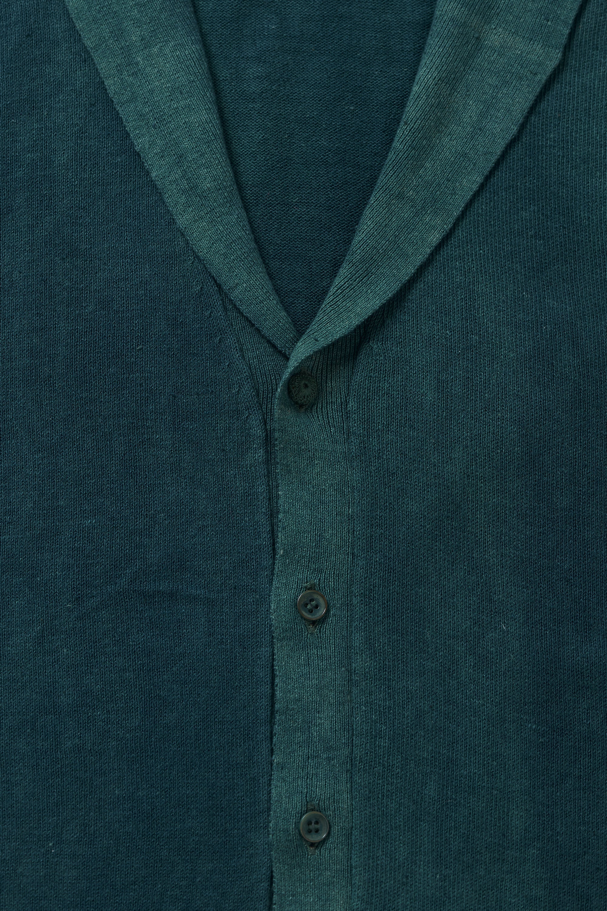 BOTTLE GREEN COTTON CARDIGAN