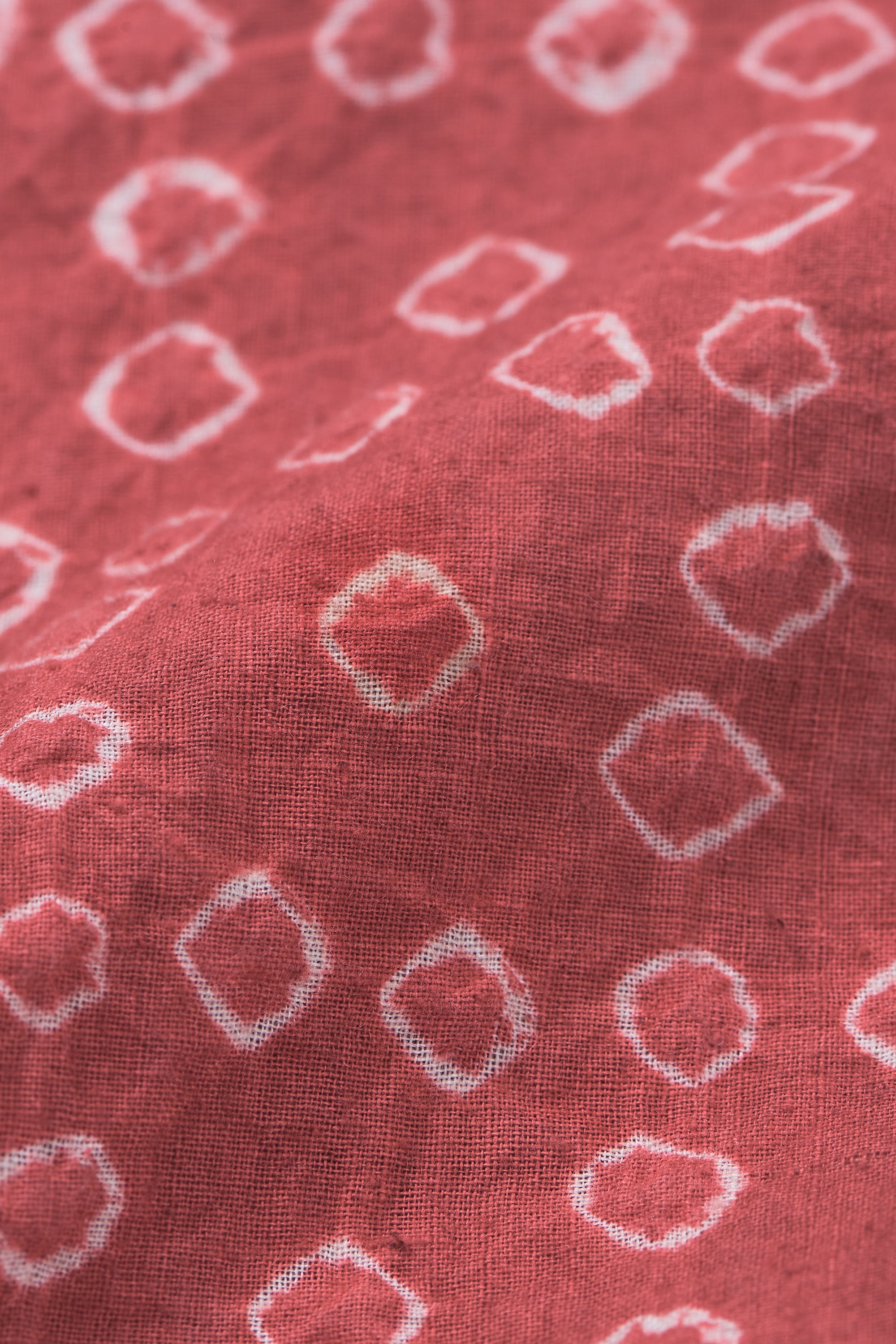 CRIMSON PINK YARN DYED DRESS