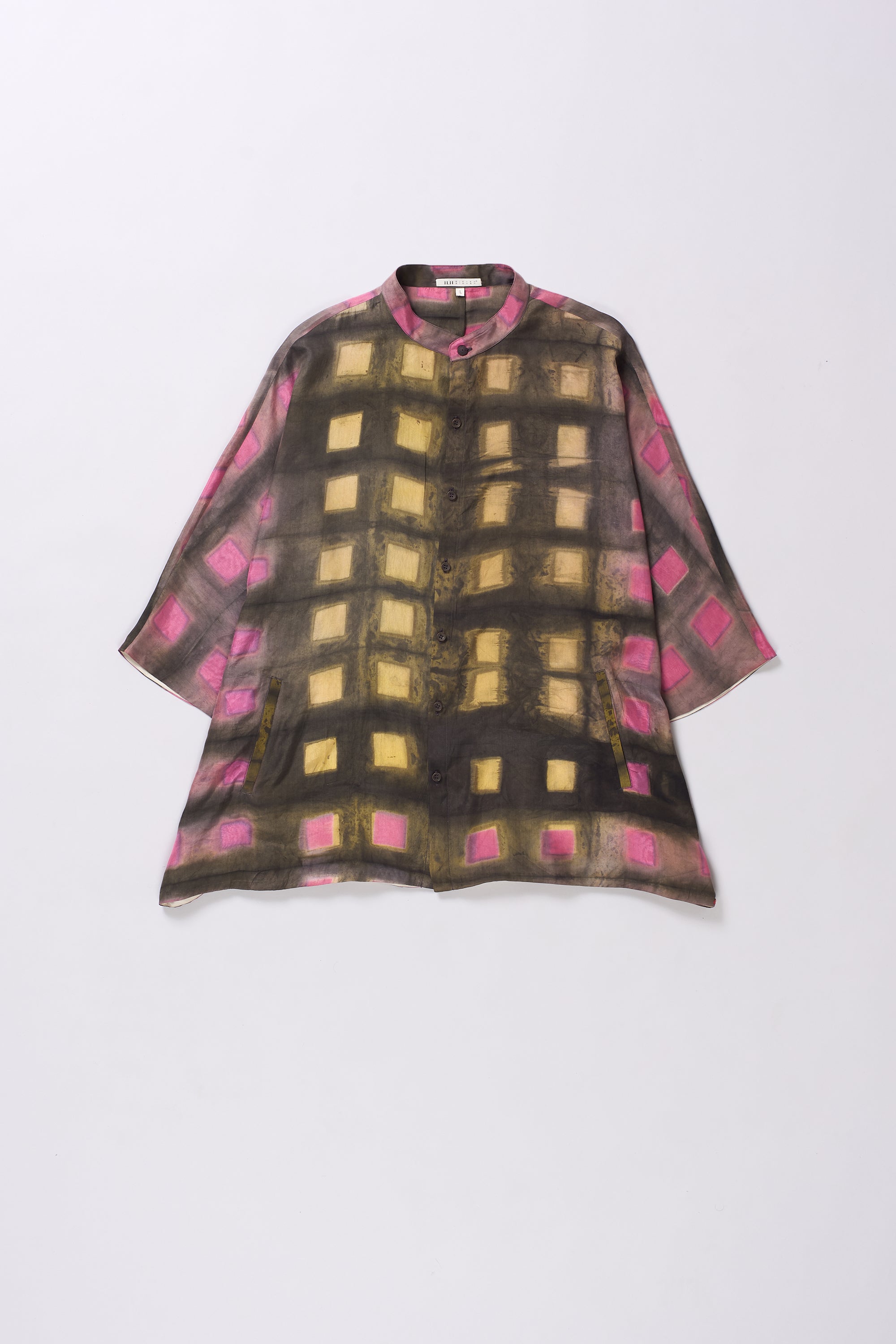 MULTI COLOUR SILK BLEND SHIRT