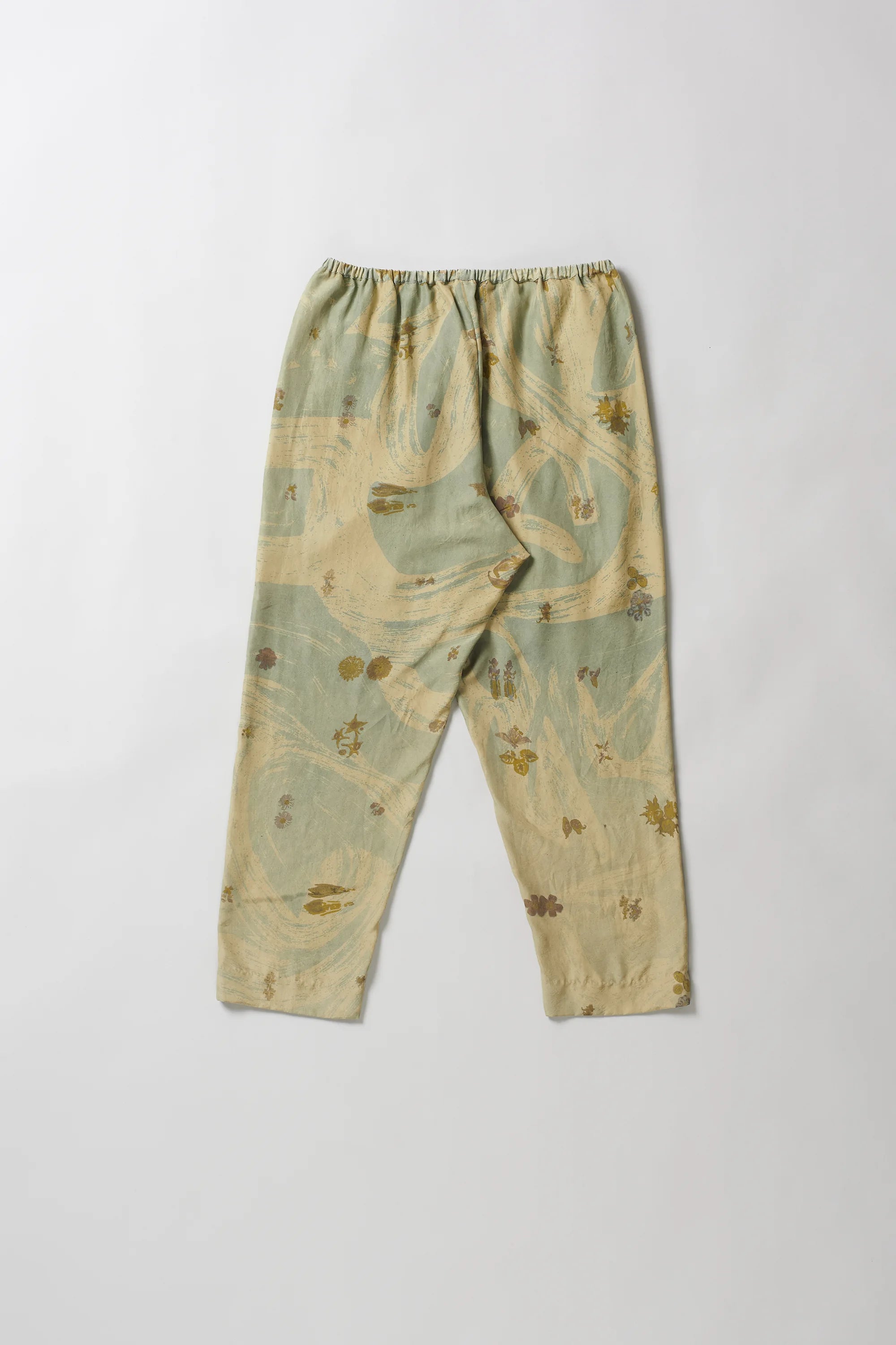 Screen Print Ankle Length Waist Pant