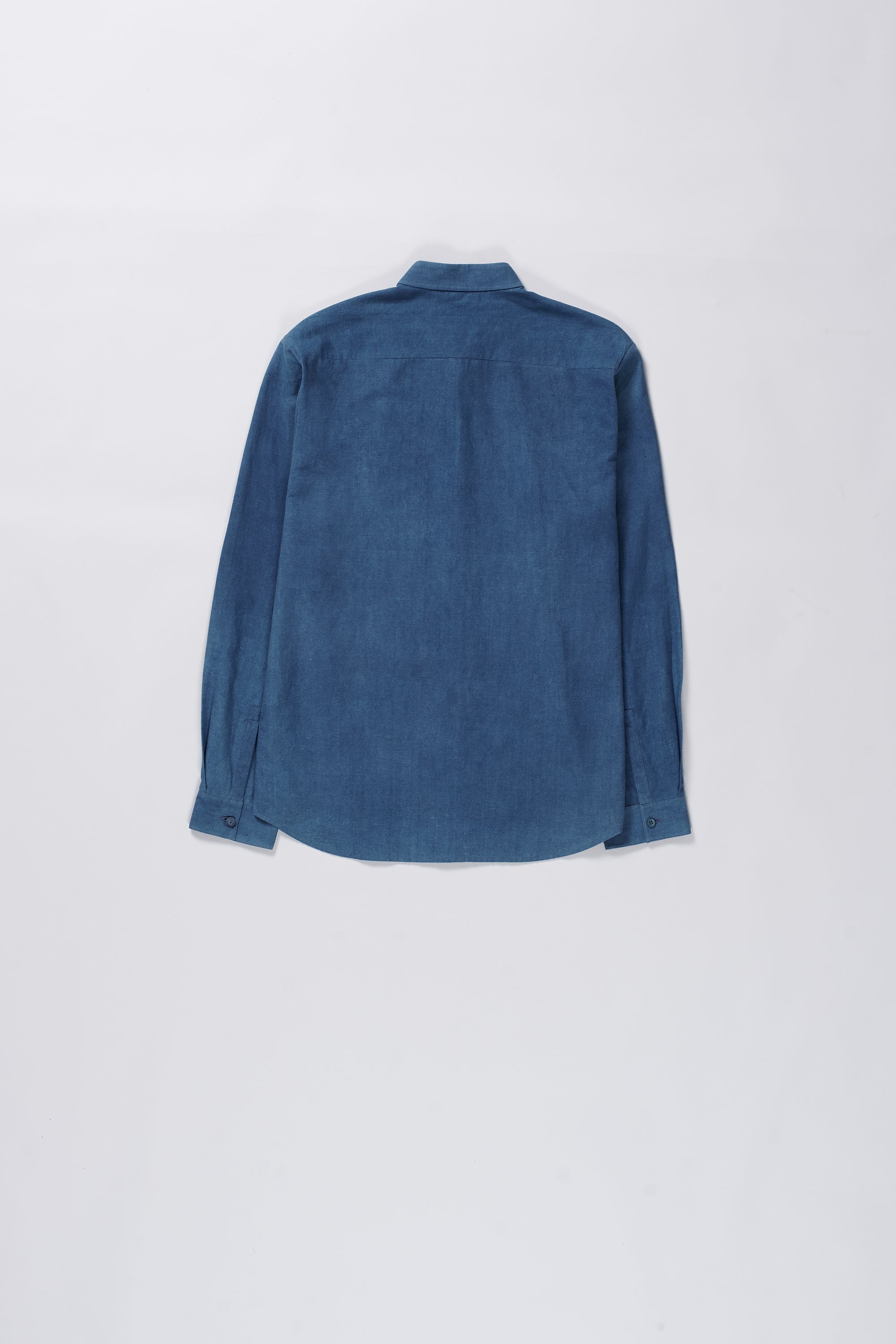 MEDIUM INDIGO FINE COTTON SHIRT