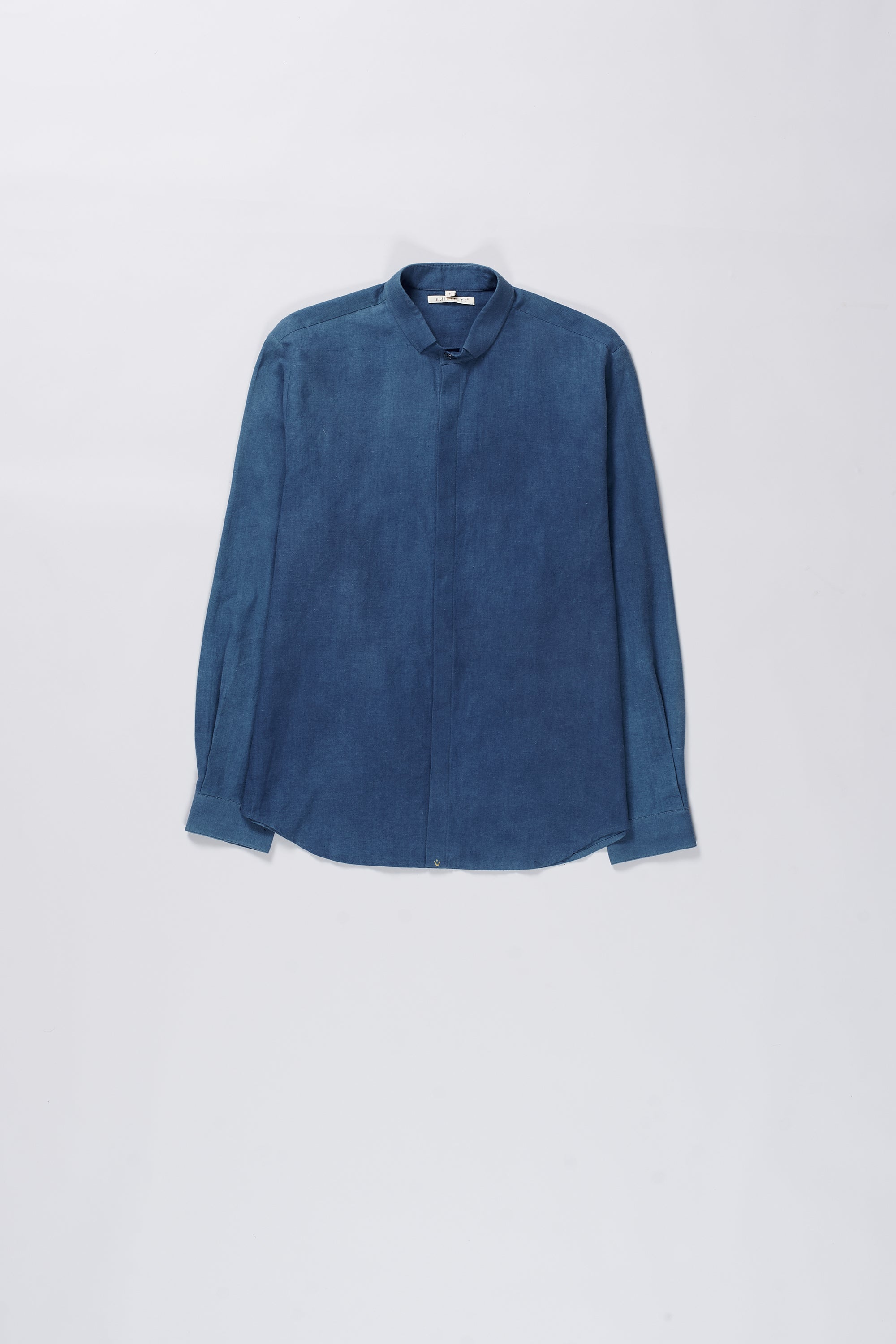 MEDIUM INDIGO FINE COTTON SHIRT