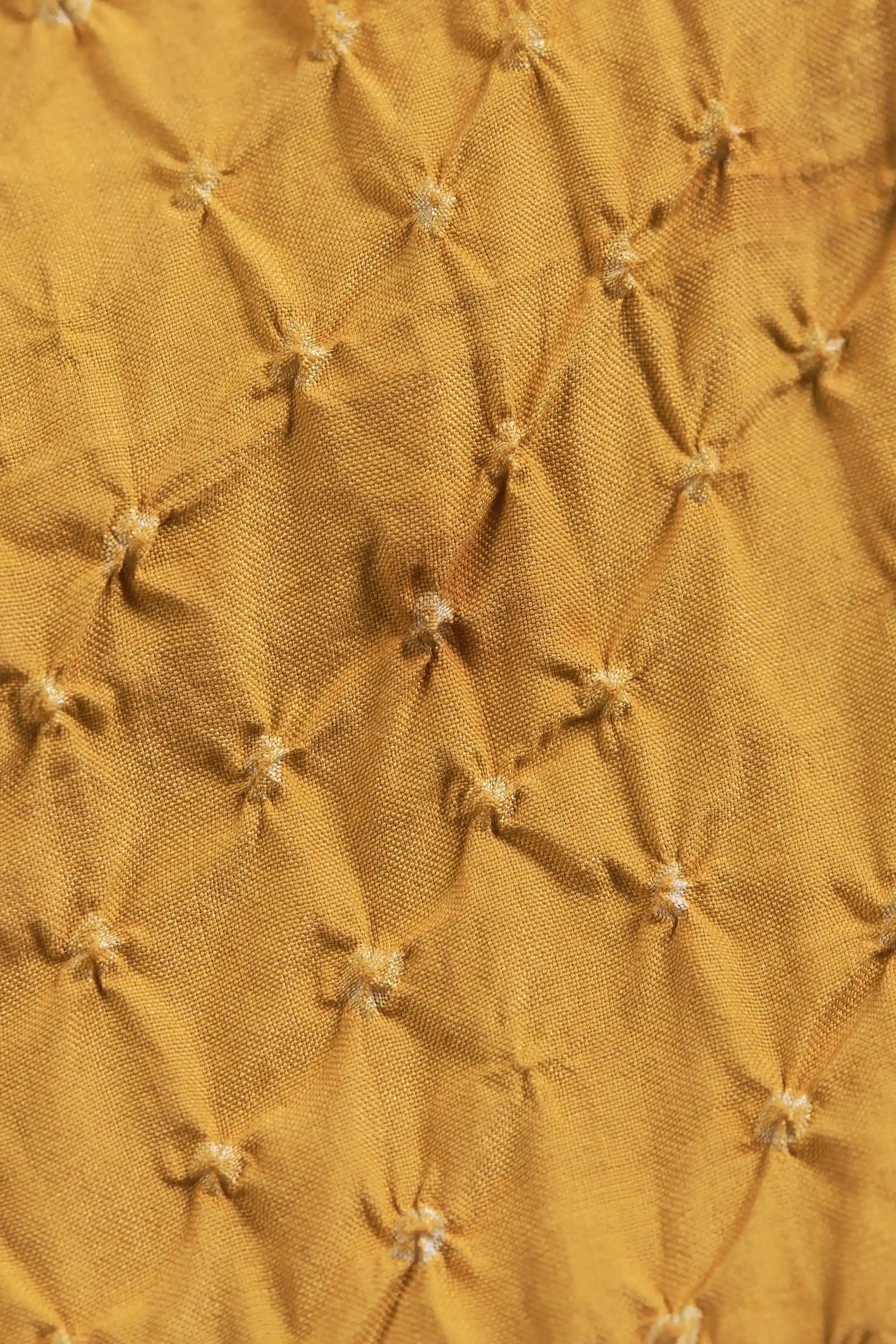 Mustard Yellow Bandhani Dress