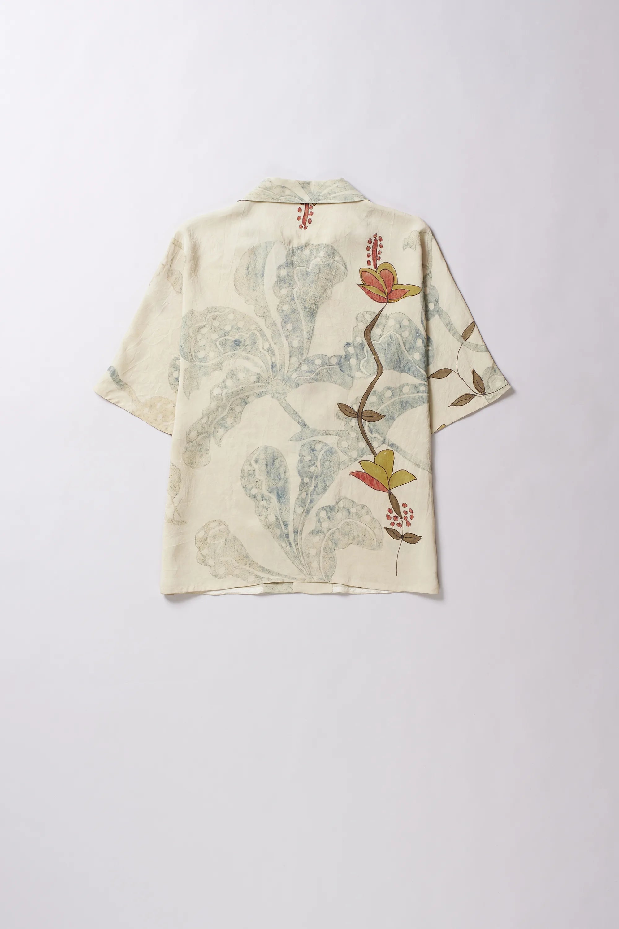 Handpainted Silk Statement Shirt