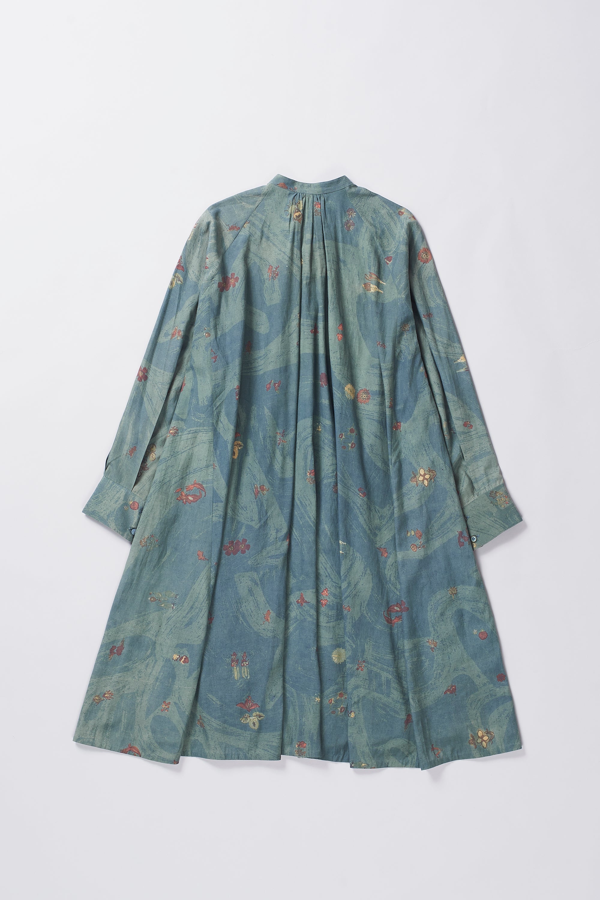 LEAF GREEN UNISEX SHIRT DRESS